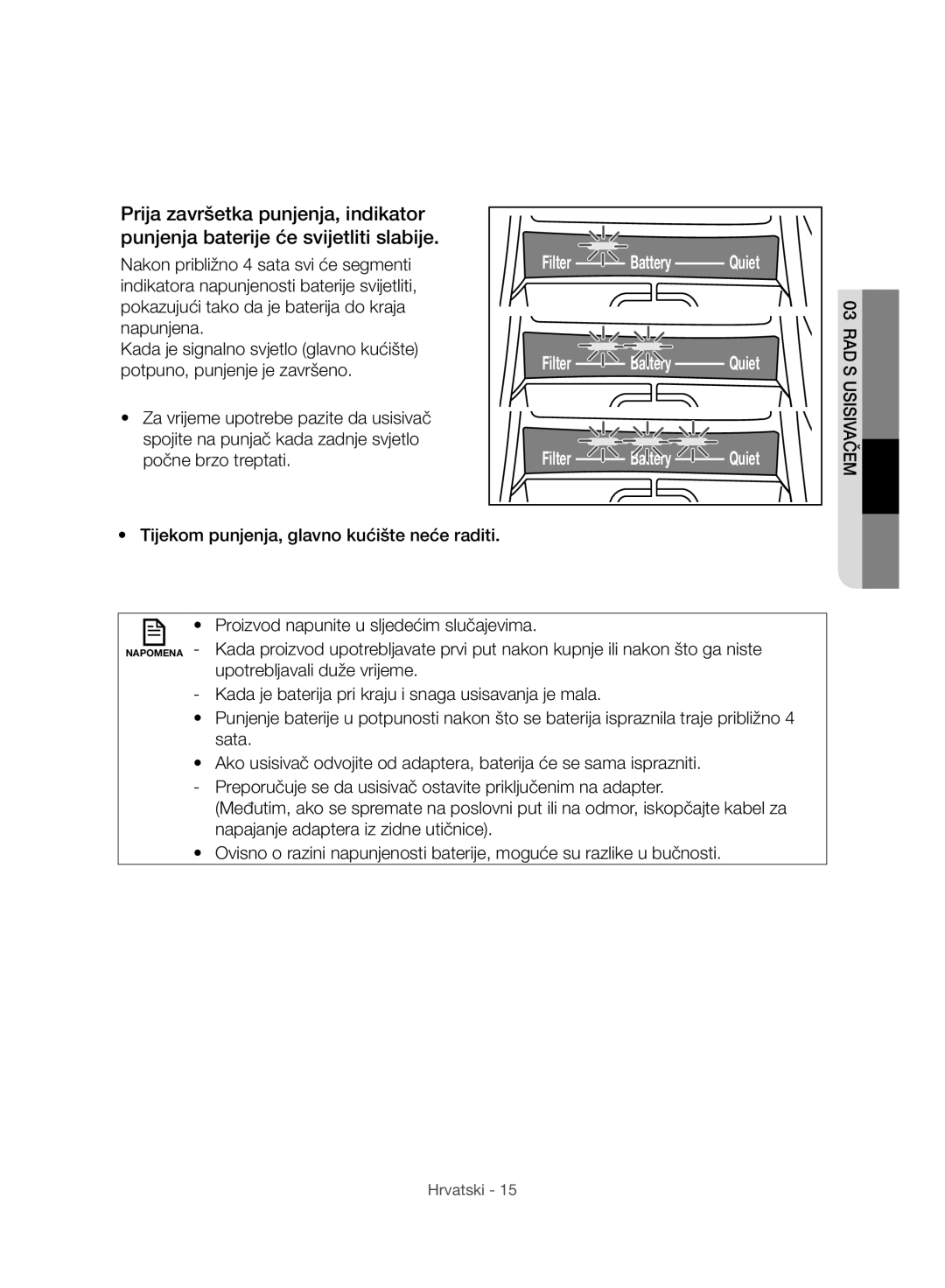 Samsung VC07H8150HQ/GE manual 03 RAD 