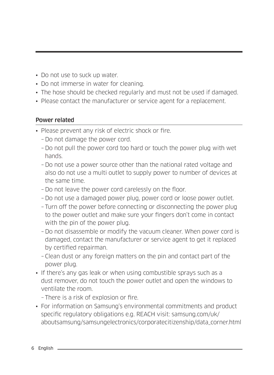 Samsung VC07K51E0VB/EE manual Preparation 