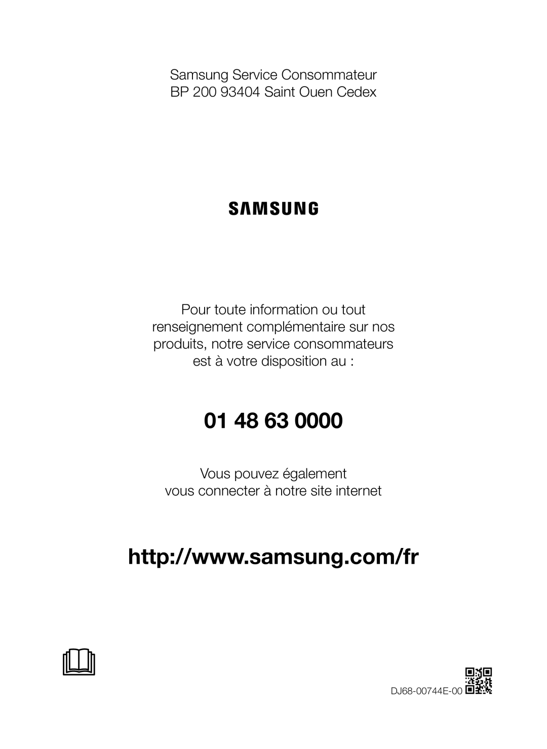 Samsung VC07K51F0VP/EF, VC07K51G0HG/EF manual 01 48 63 