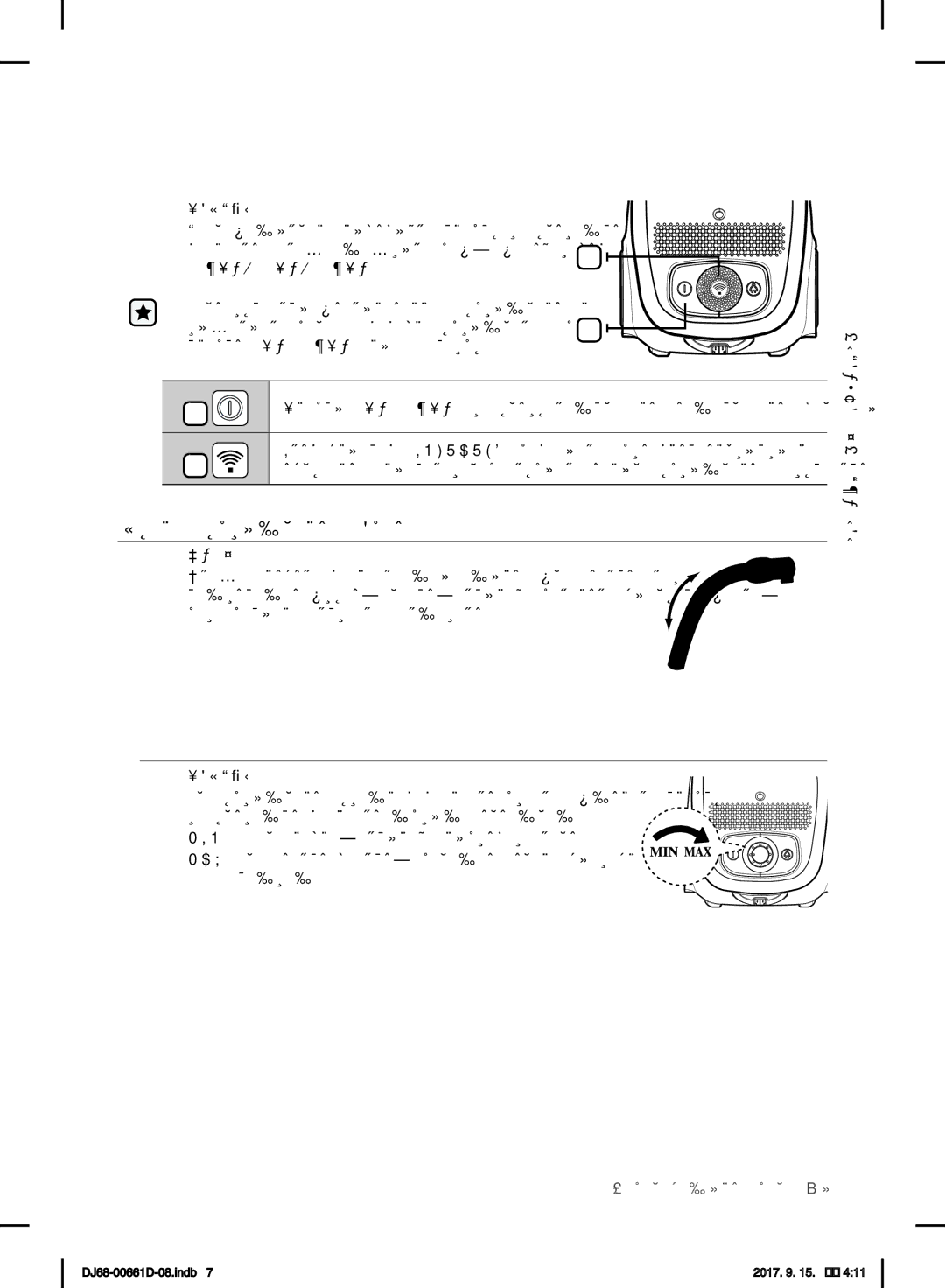 Samsung VC07SVNJGBK/SB manual Ручное управление Опция, Корпус 