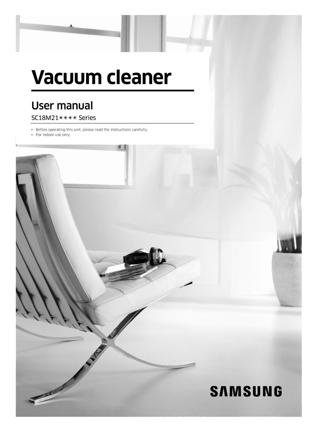 Samsung VC18M2120SB/MG manual Vacuum cleaner 