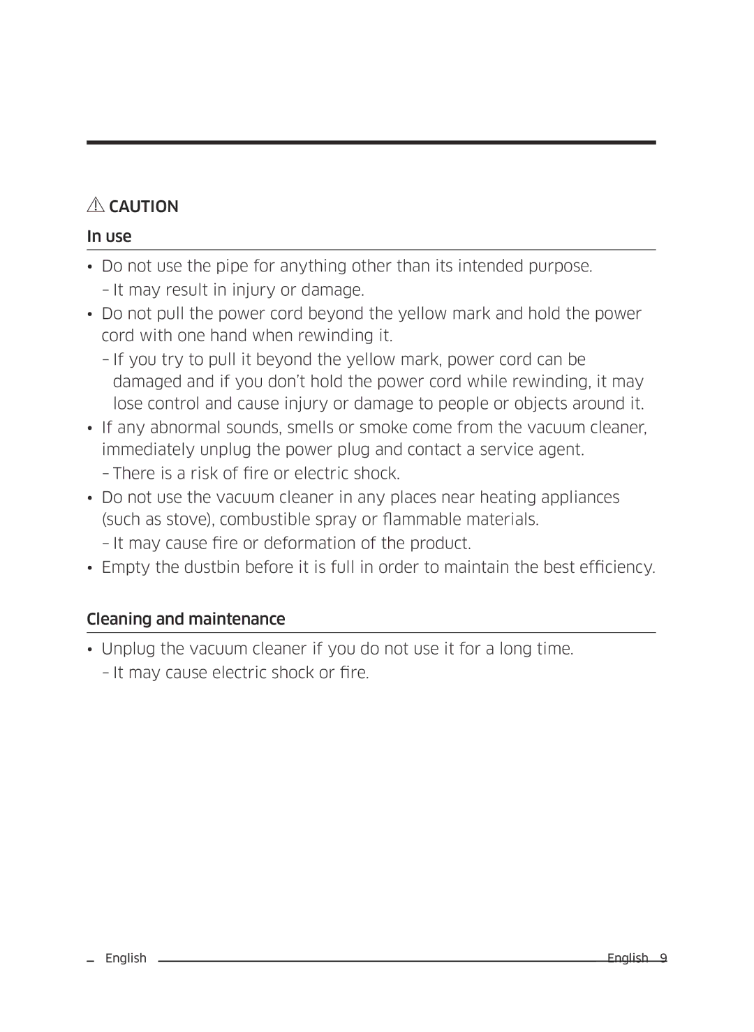 Samsung VC18M2120SB/SV, VC18M21M0VN/SV manual Preparation 