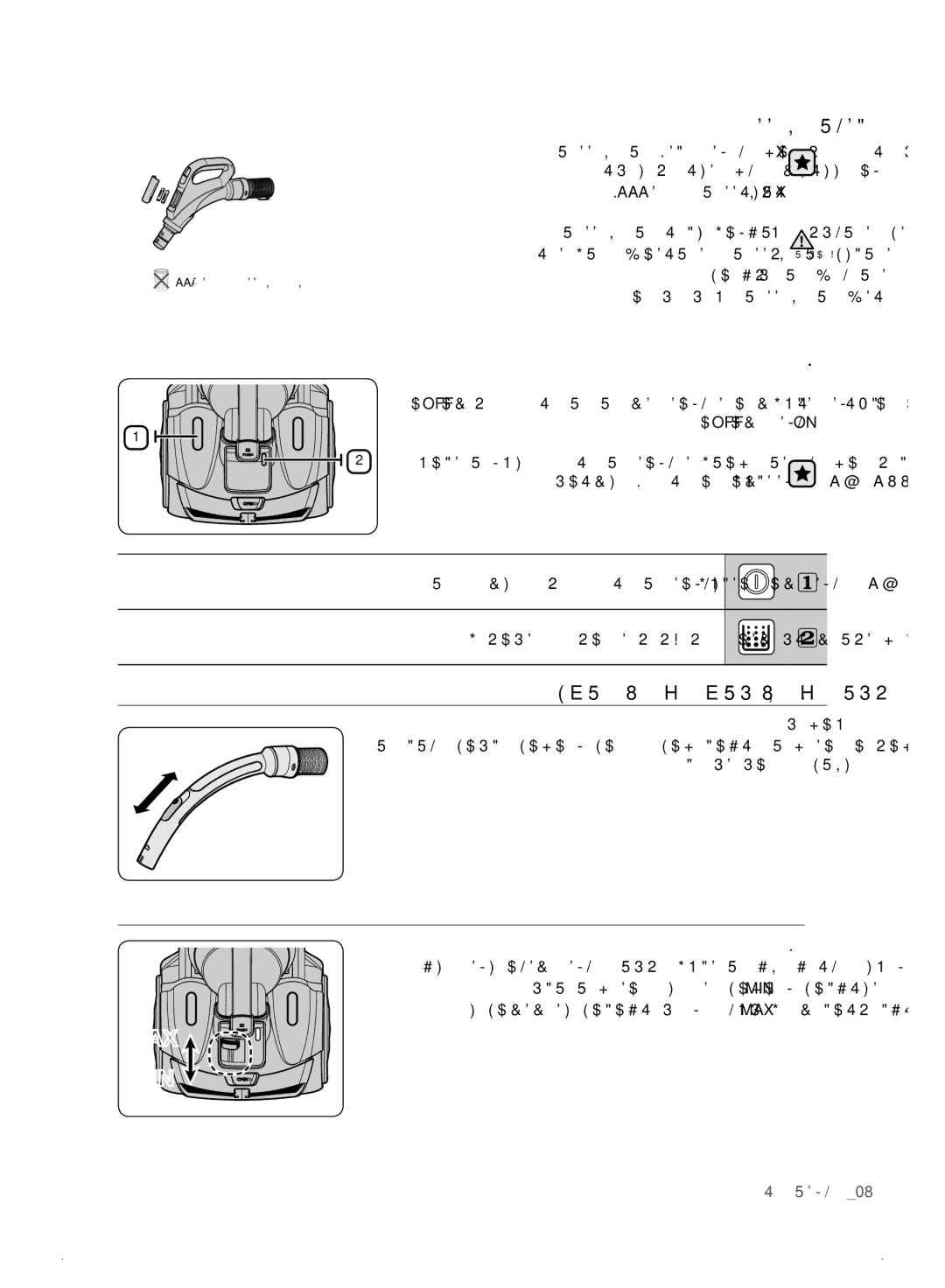 Samsung VC21F50HUDU/ML manual הללוסה תפלחה, AAA לדוגב תוללוס 2-ב שמתשה, + םיב קה תא ךופהת לא היואר הרוצב תוללוסה תא ךלשה 