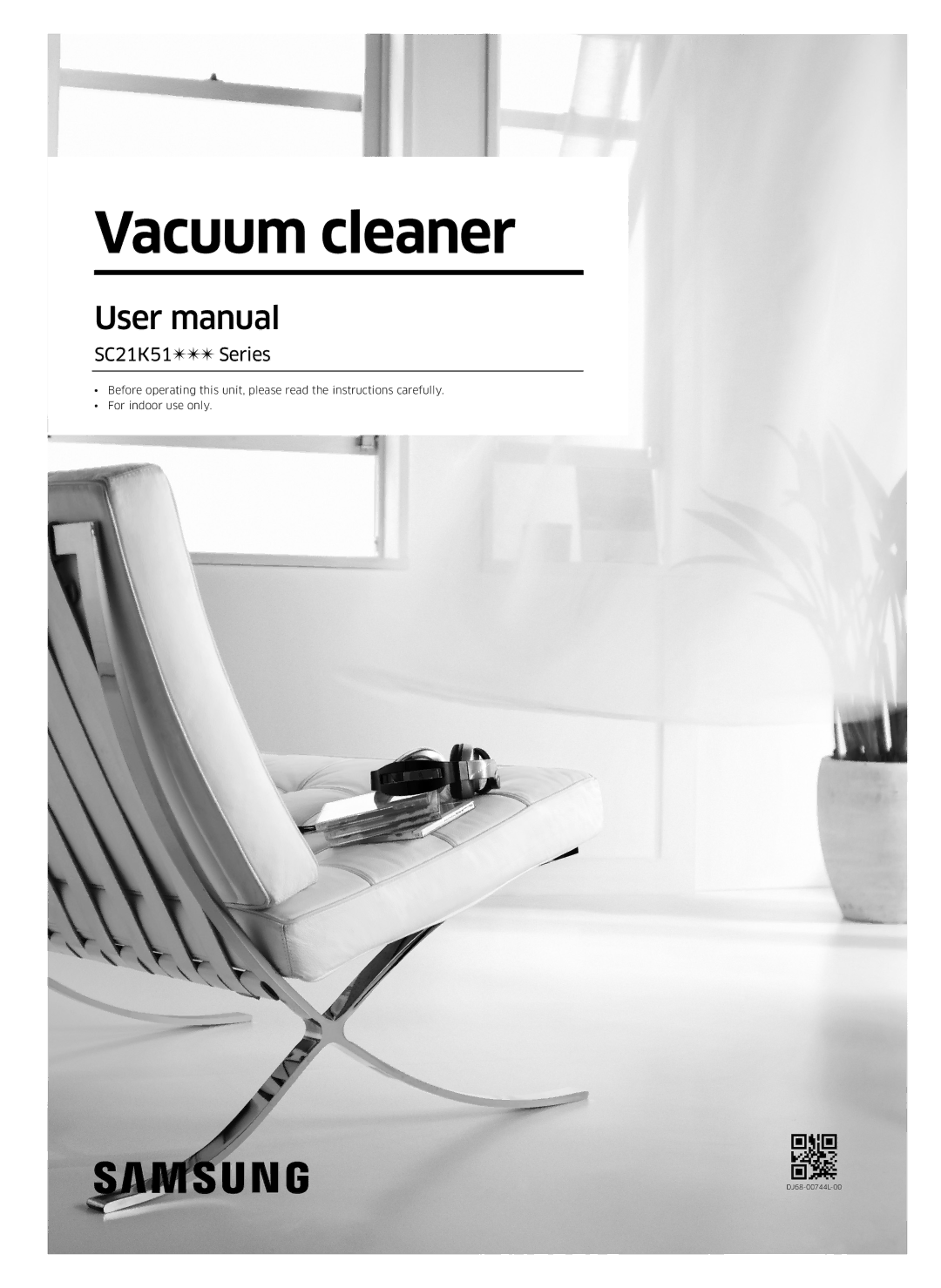 Samsung VC21K5155HP/ML, VC21K5135VB/ML manual Vacuum cleaner 