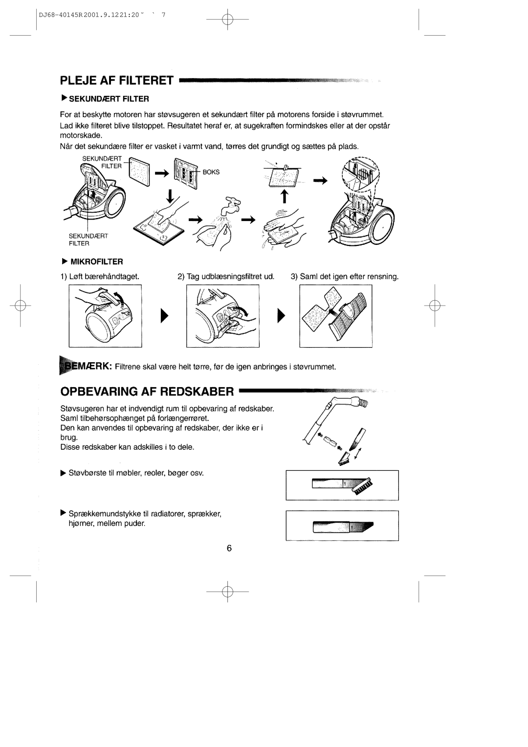 Samsung VC6713SN3Y/NSI manual DJ68-40145R 2001.9.122120 ˘ ` 