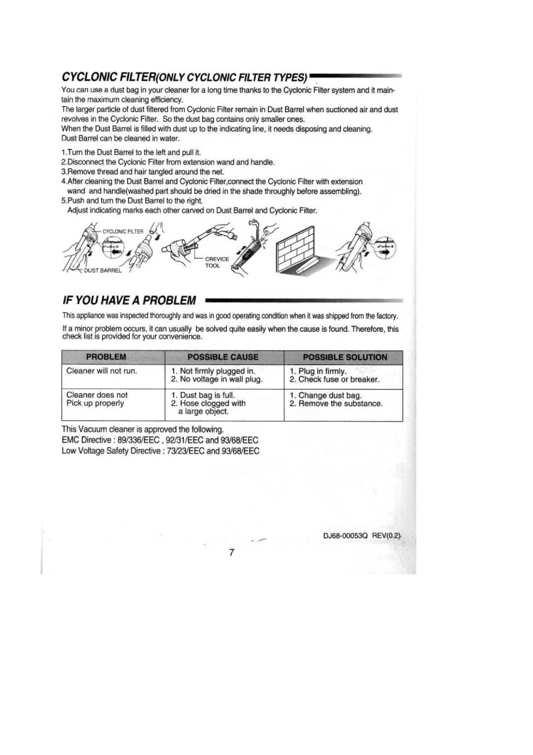 Samsung VC7114HT3S/SBW, VC6814HN3B/SBW, VC6816HT3S/SBW, VC6816HT3S/XEV manual 