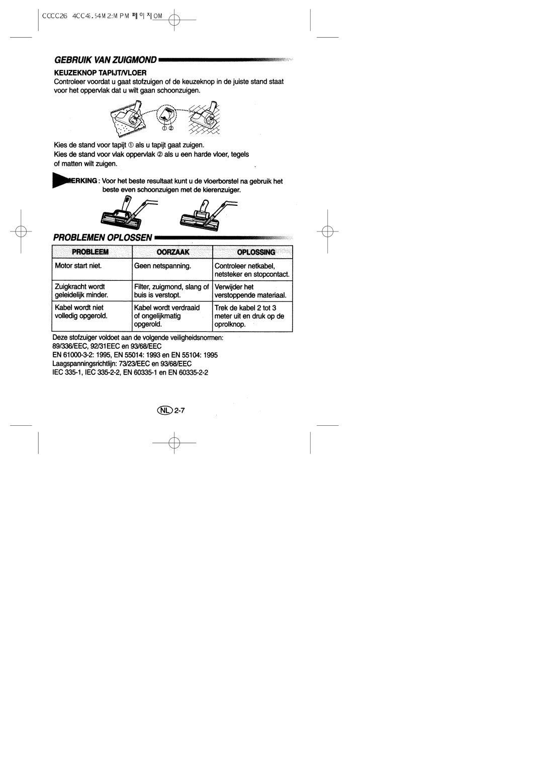 Samsung VC7415VN3B/XEP, VC7414VN3M/XEN manual 