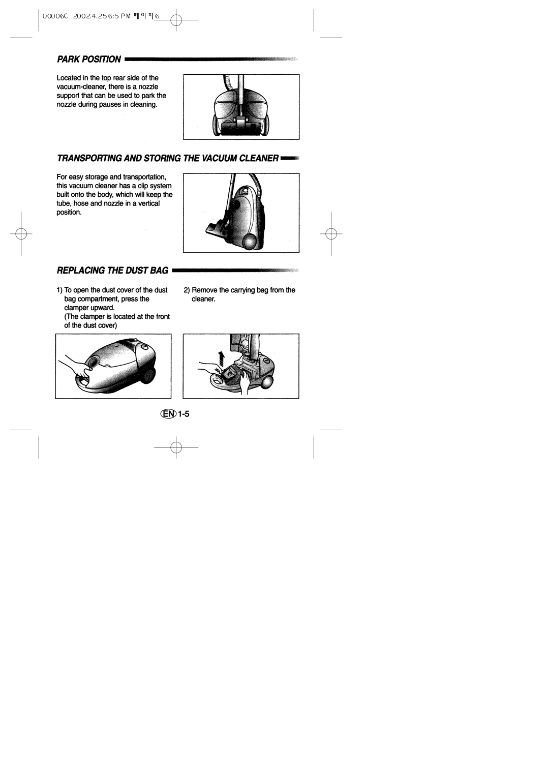 Samsung VC7414VN3M/XEN, VC7415VN3B/XEP manual 