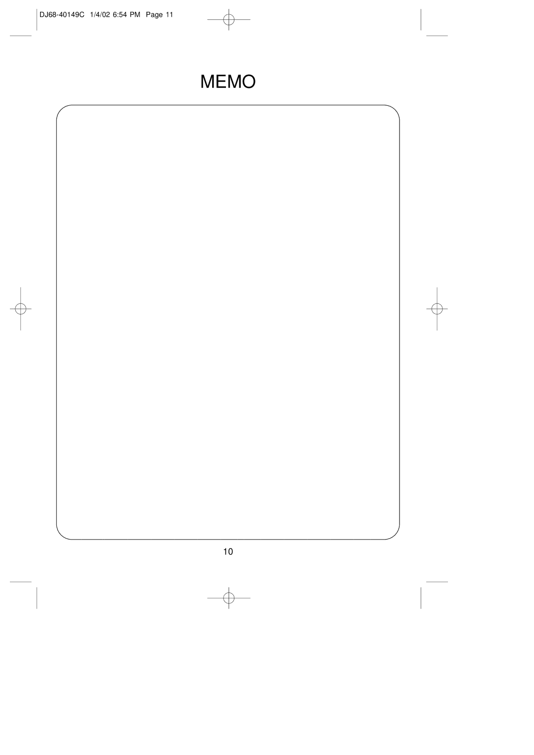 Samsung VC7714VN3O/XEF, VC7715VN3Y/XEF, VC7715HN3G/XEF manual Memo 