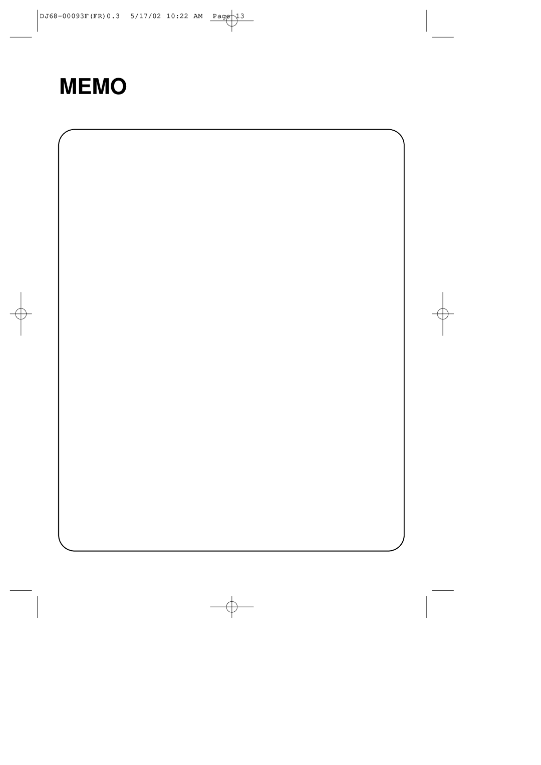 Samsung VC8928ET3B/XEF, VC8932ET3S/XEF, VC8918VT3B/XEF manual Memo 