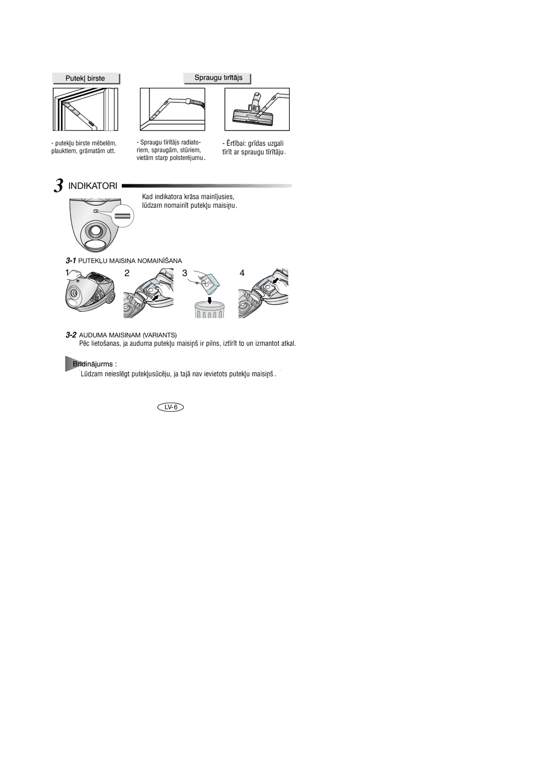 Samsung VCC4047V3R/XSB, VCC4046V36/XSB, VCC4046V3S/XSB 3INDICATORINDIKATORLIGHTS, Foraudumaclothmaisiņambag Optionvariants 