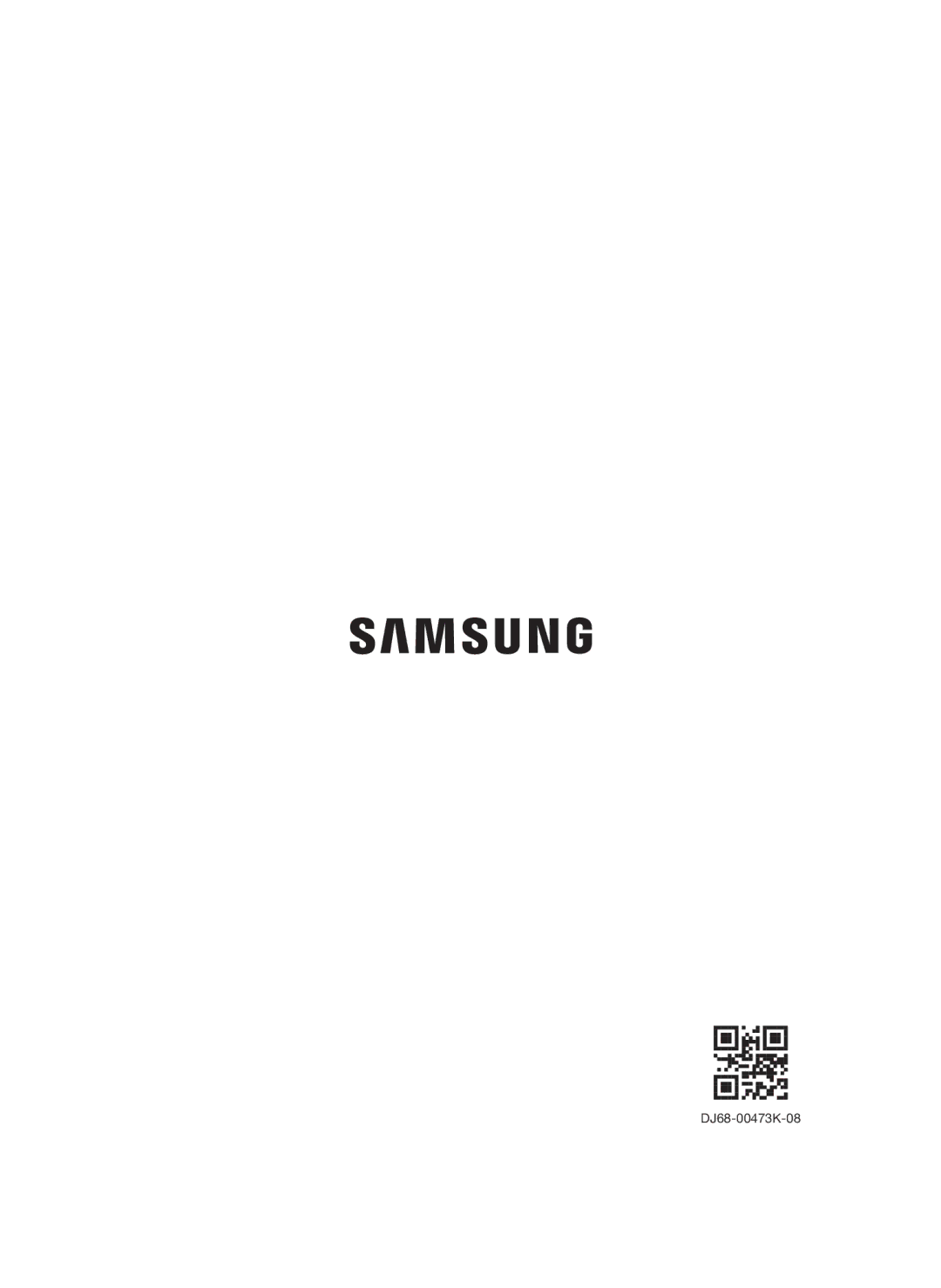 Samsung VCC43E0V3B/XEH, VCC43U0V3B/XEH, VCC43U0V3D/XEH manual DJ68-00473K-08 