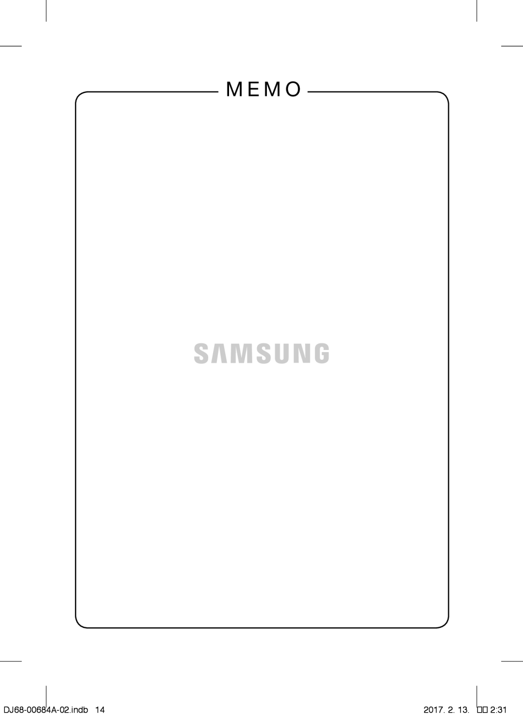 Samsung VCC43Q0V3B/XET manual M O 