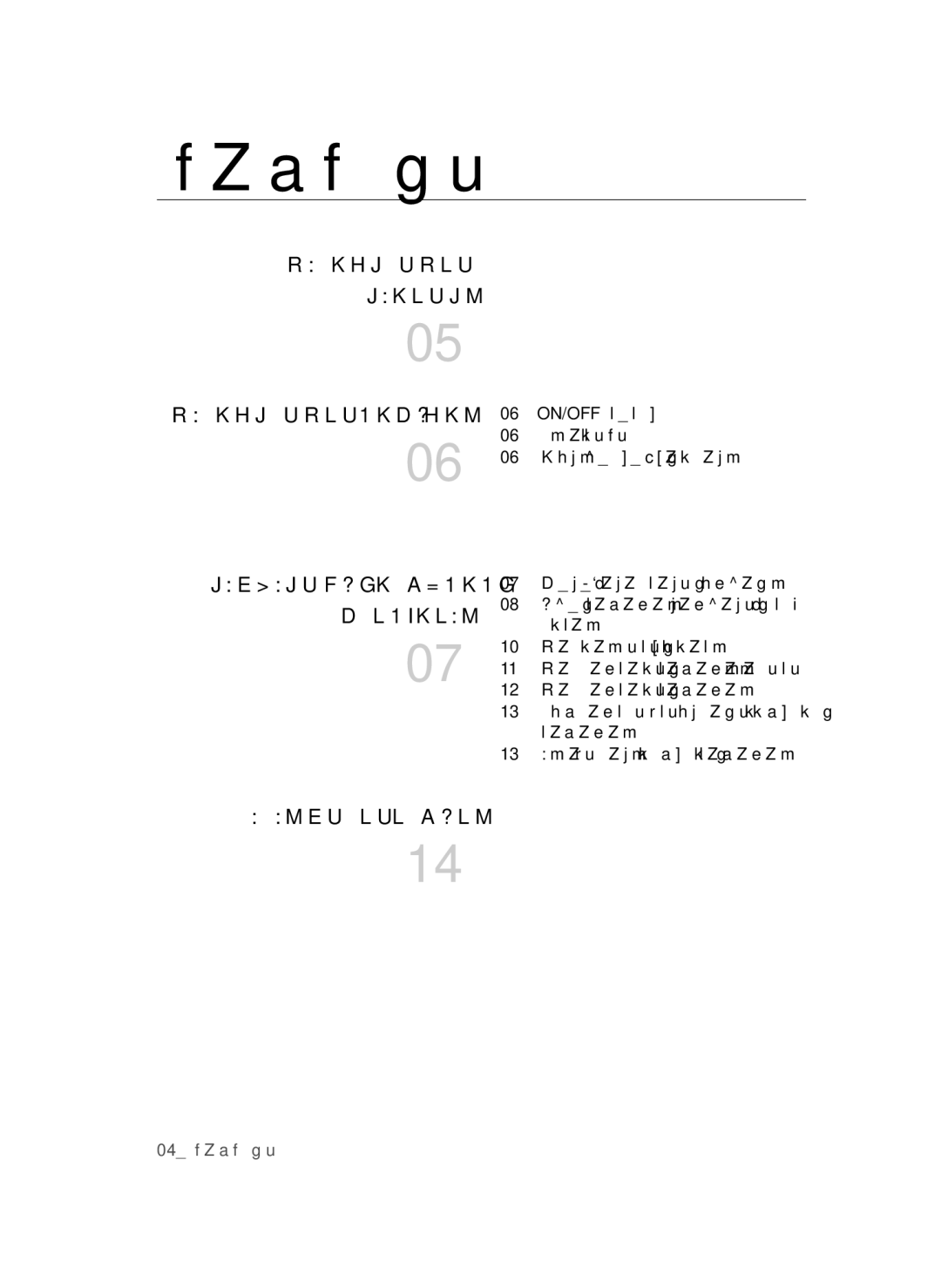 Samsung VCC4473S3R/XEV manual Мазмұны, Шаңсорғышты Құрастыру, Құралдары МЕН Сүзгісін, Күтіп Ұстау, Ақаулықты Түзету 