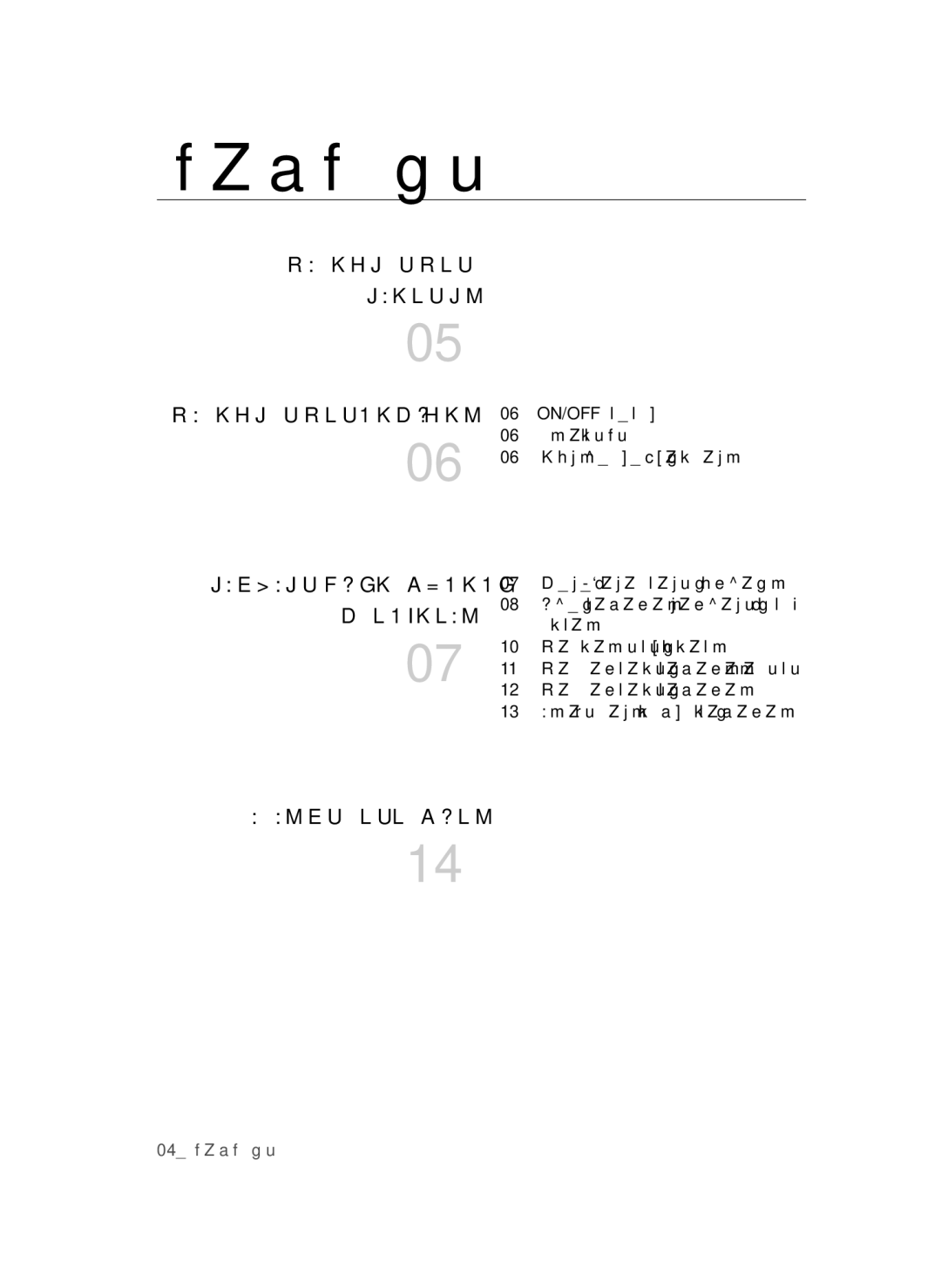 Samsung VCC4475S3B/XEV manual Мазмұны, Шаңсорғышты Құрастыру, Құралдары МЕН Сүзгісін, Күтіп Ұстау, Ақаулықты Түзету 