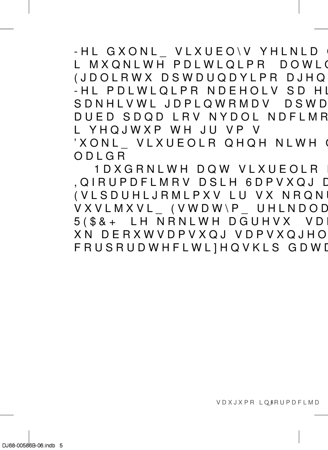 Samsung VCC45W0S3R/XSB, VCC45S0S3R/XEF, VCC45W0S3B/XEP, VCC45W0S3R/XTR, VCC45W0S3B/XEO, VCC45S0S3R/XEN Saugumo informacija 