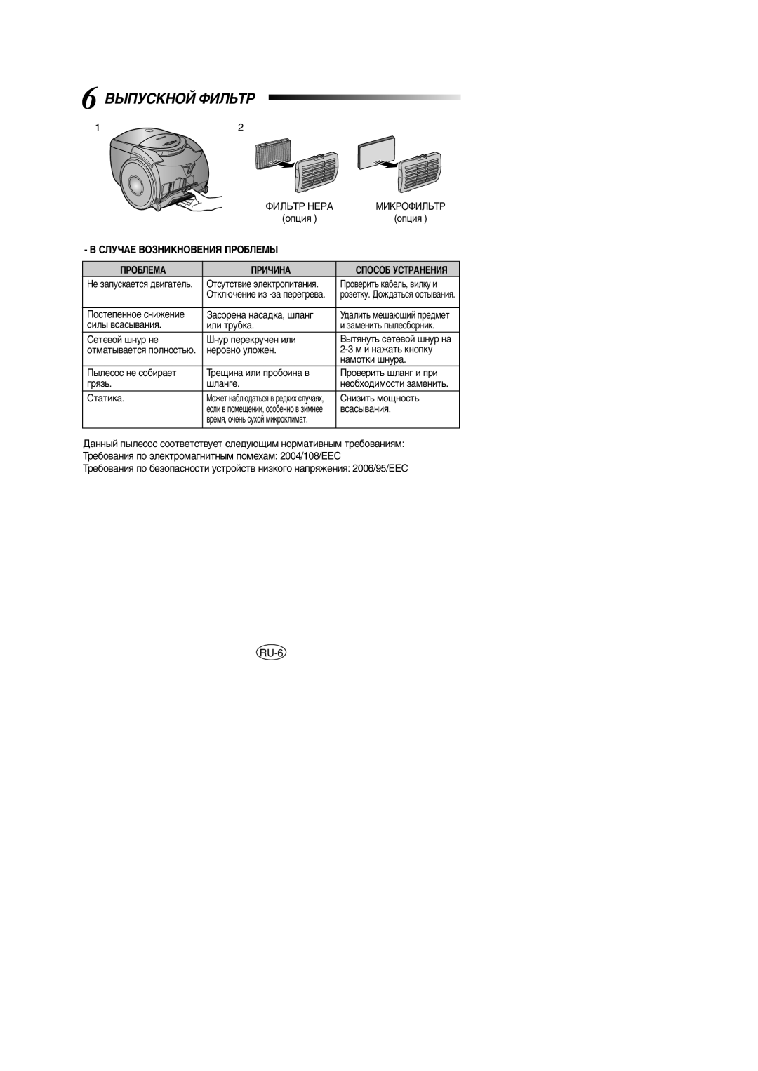 Samsung VCC514BV3S/SBW, VCC5148V33/SBW, VCC5158H3R/SBW manual Çõèìëäçéâ îàãúíê, ÌÂÓ‚ÌÓ Ûîóêâì Ï Ë Ì‡Ê‡Ú¸ Íìóôíû ‡ÏÓÚÍË ¯ÌÛ‡ 