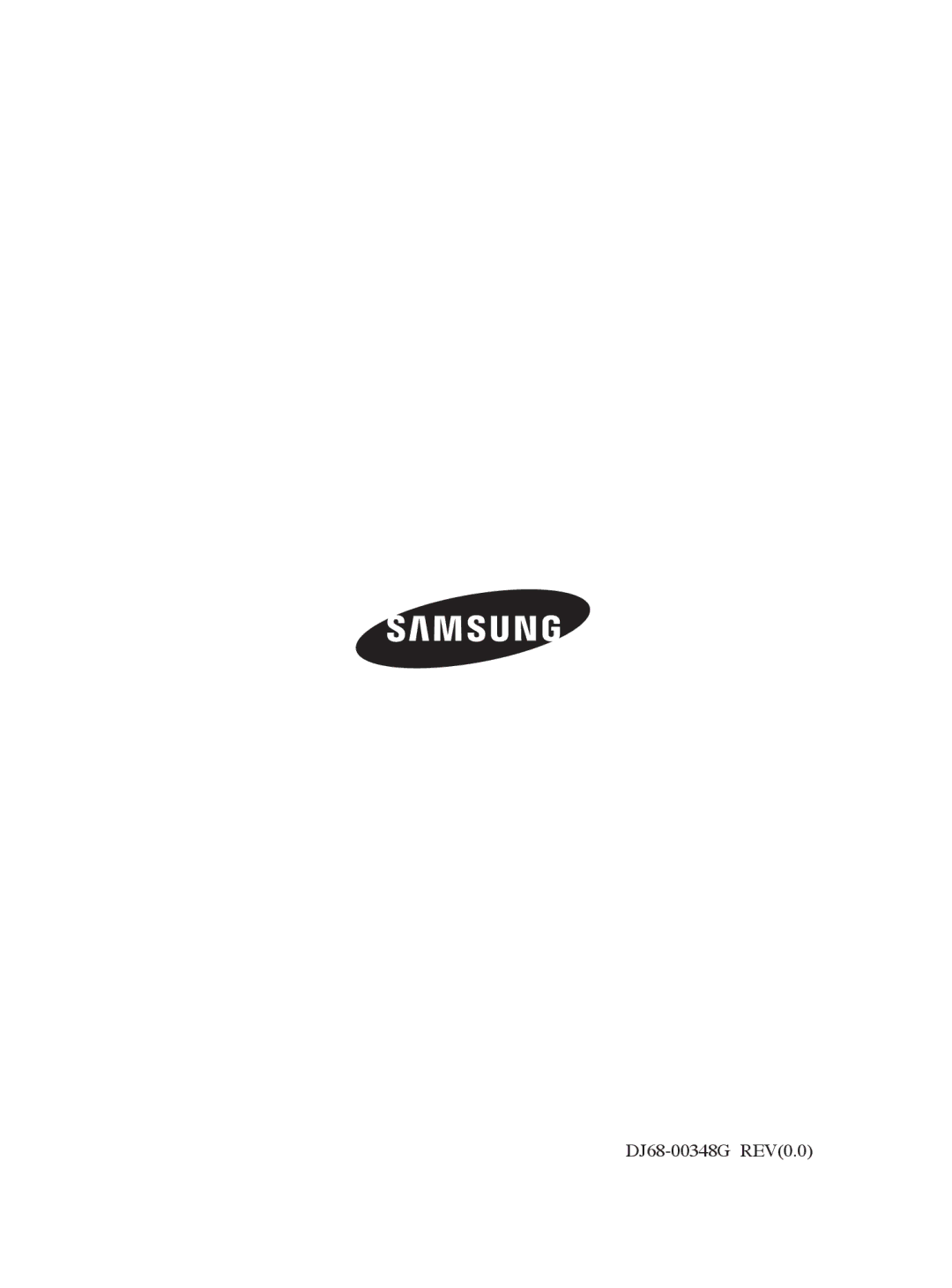 Samsung VCC5330H32/BOL manual DJ68-00348G REV0.0 