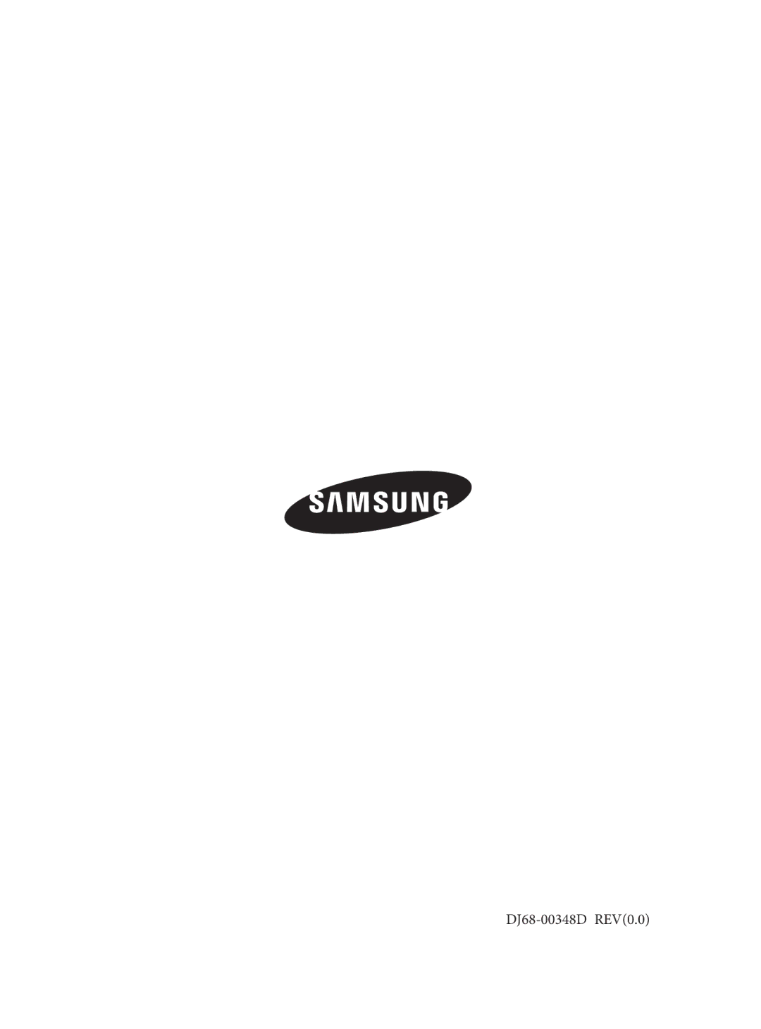 Samsung VCC5350H3S/EUR manual DJ68-00348D REV0.0 