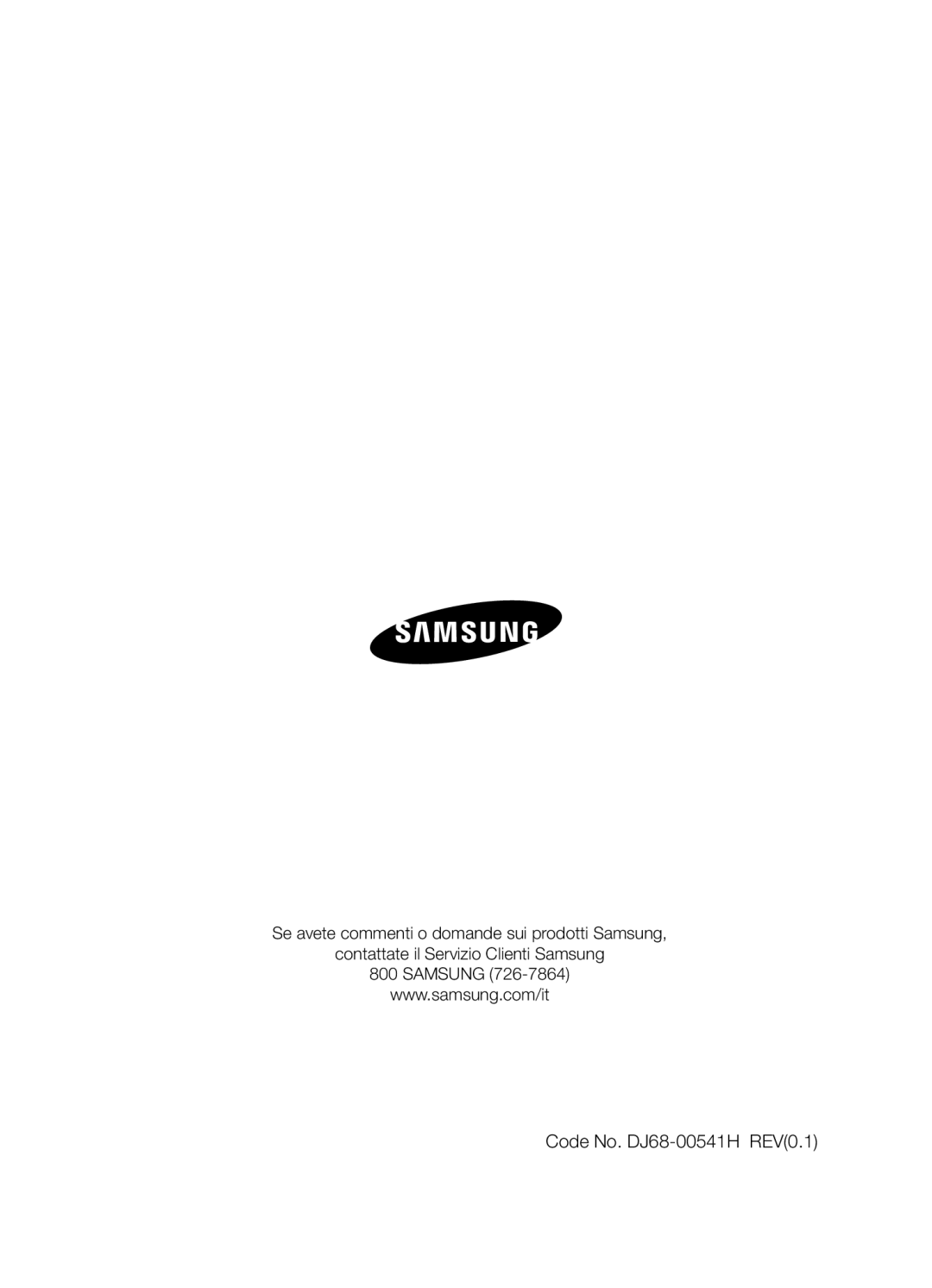 Samsung VCC5480V3B/XET, VCC5480V32/ATH manual 