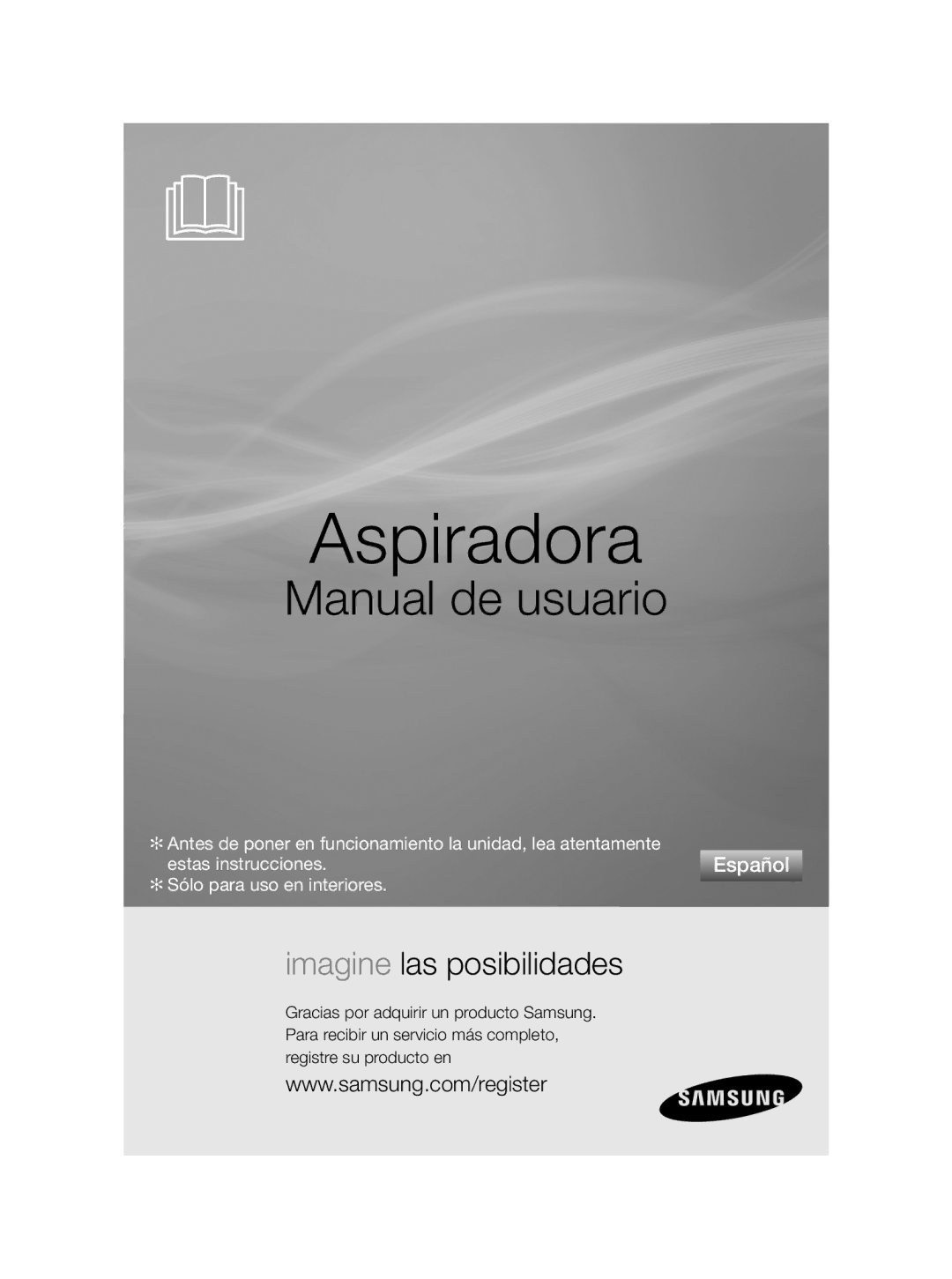 Samsung VCC5660V3W/XEC manual Aspiradora 