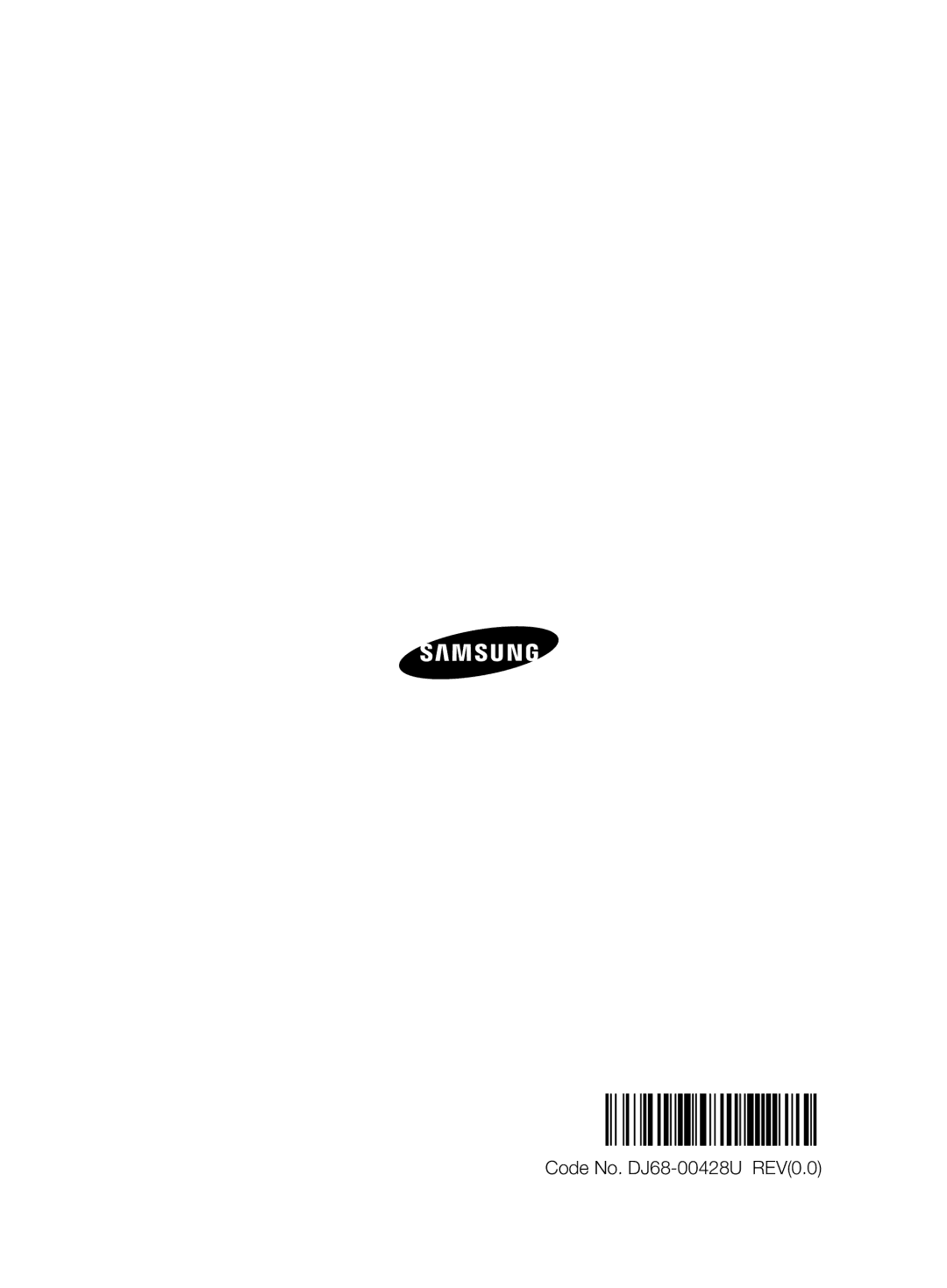 Samsung VCC6360H3A/XEO manual Code No. DJ68-00428U REV0.0 