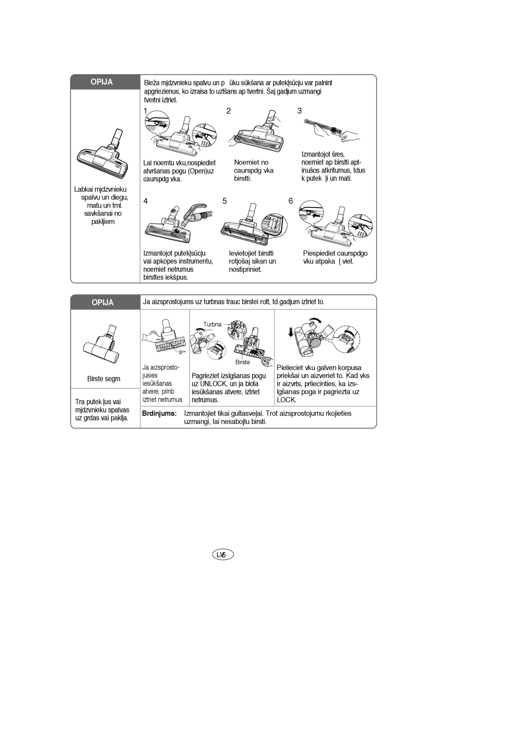 Samsung VCC6650H3K/XEV, VCC6657H3K/XEV, VCC6650H3K/SBW, VCC6658H3C/XEV, VCC6657H3C/XEV, VCC6630H3S/SBW, VCC6630H3S/XEV Opcija 