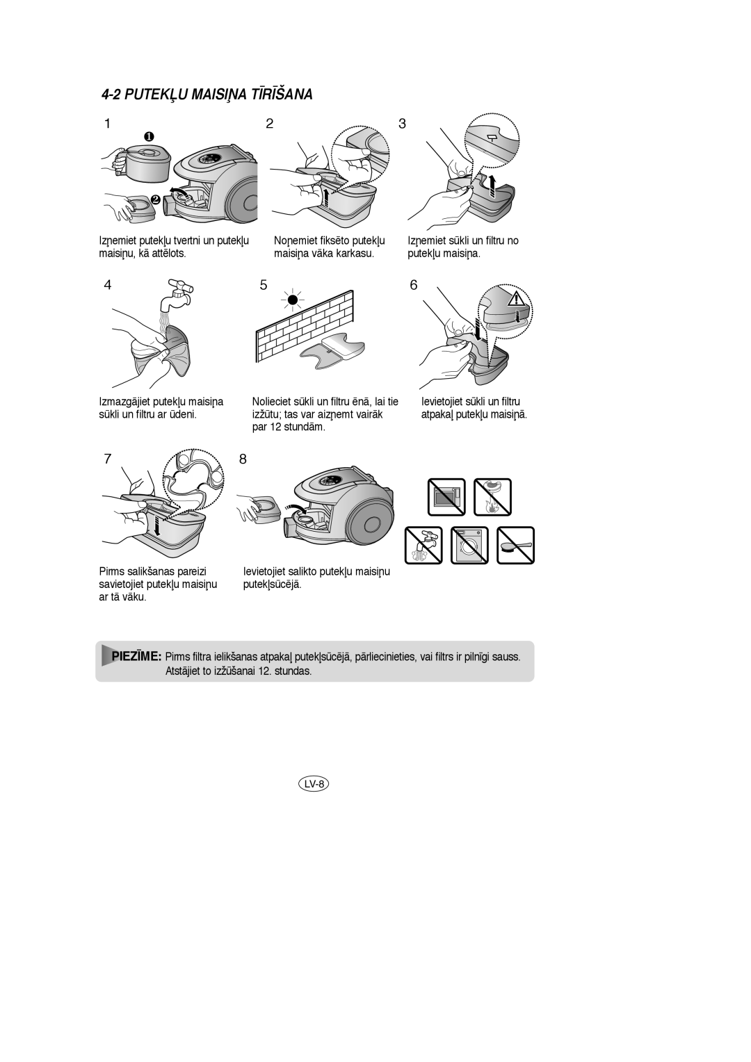 Samsung VCC6650H3K/SBW, VCC6657H3K/XEV, VCC6658H3C/XEV, VCC6657H3C/XEV, VCC6630H3S/SBW manual PUTEKπU MAISIøA T±R±ŠANA 