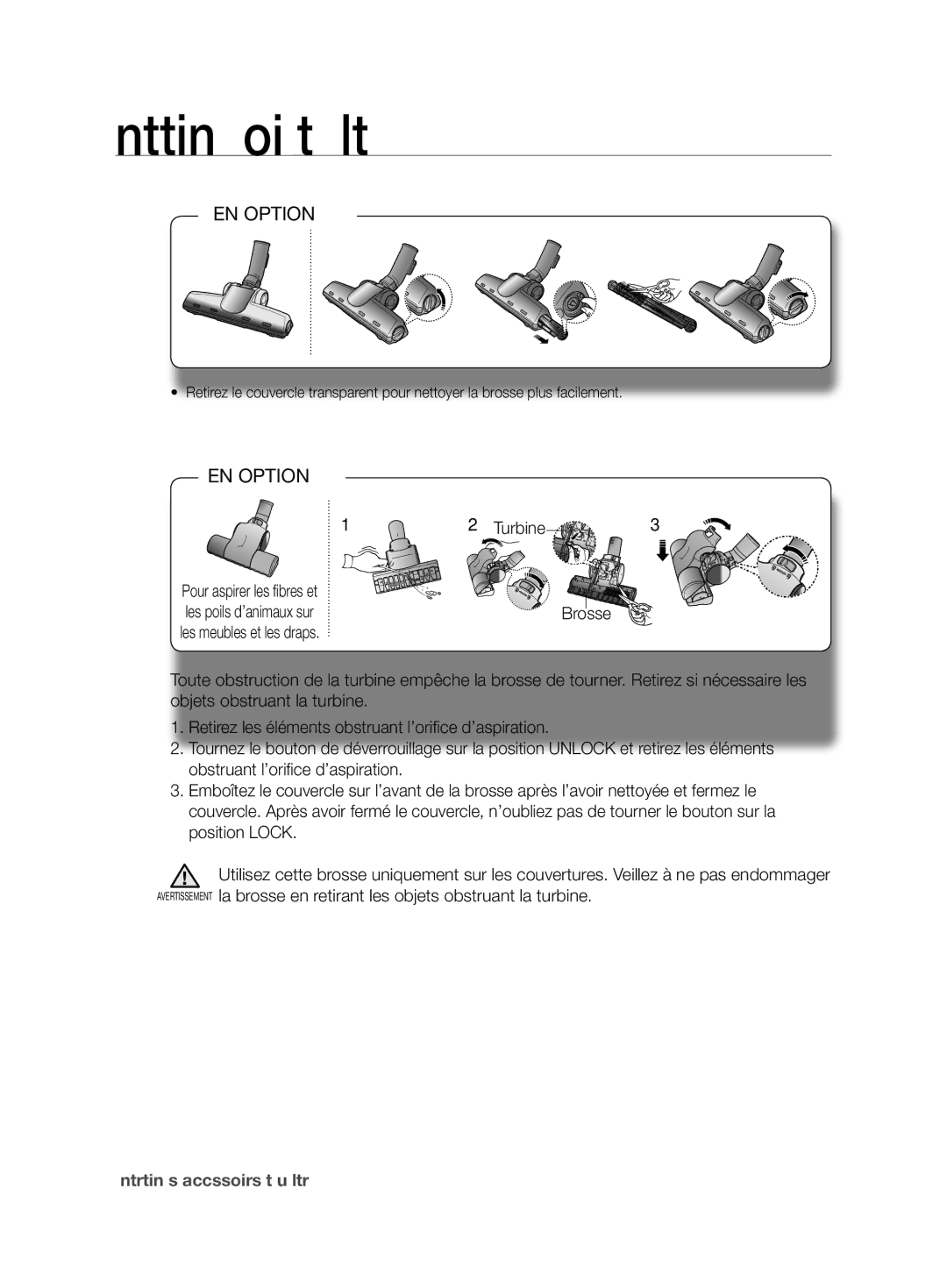 Samsung VCC6780V3B/XEF, VCC6790H3N/XEF, VCC6780V31/XEF manual Turbine 