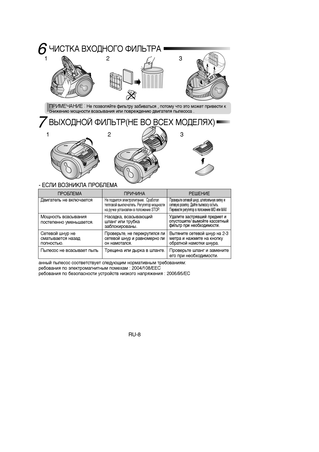 Samsung VCC7294H3G/XSB, VCC7294H3G/SBW, VCC7295H3O/XSB, VCC7295H3O/SBW manual ÓàëíäÄ ÇïéÑçéÉé îàãúíêÄ 