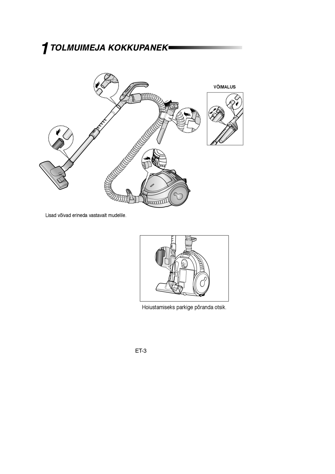 Samsung VCC7295H3O/SBW, VCC7294H3G/XSB, VCC7294H3G/SBW, VCC7295H3O/XSB manual 1TOLMUIMEJA Kokkupanek 