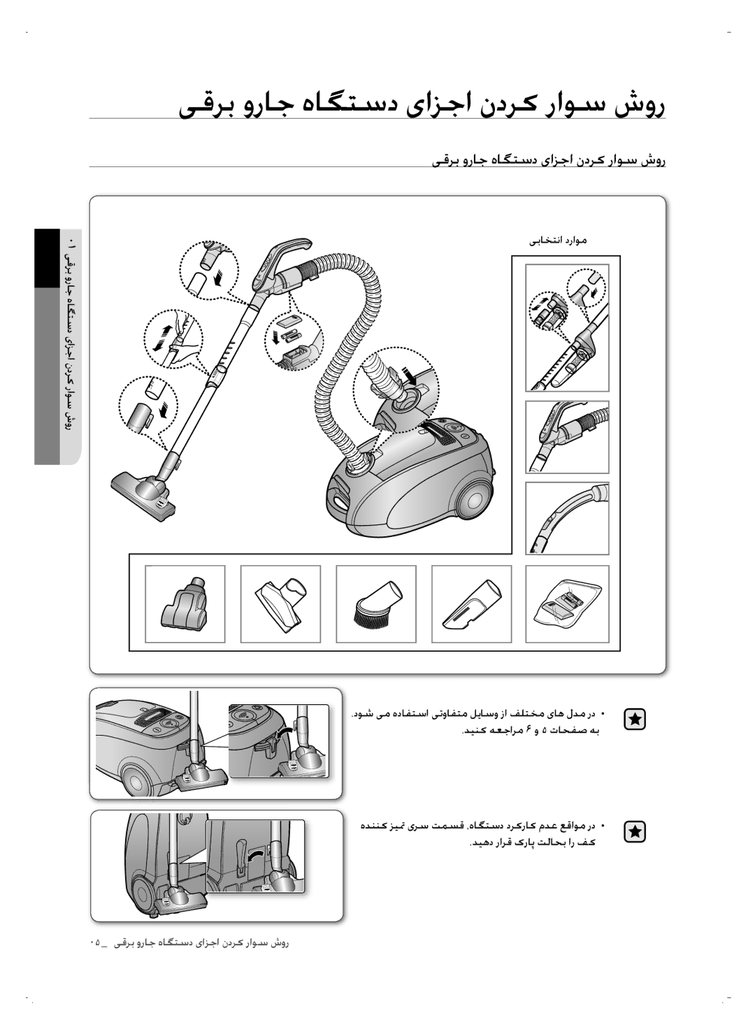 Samsung VCC7450V3R/HAC manual یقرب وراج هاگتسد یازجا ندرک راوس شور 