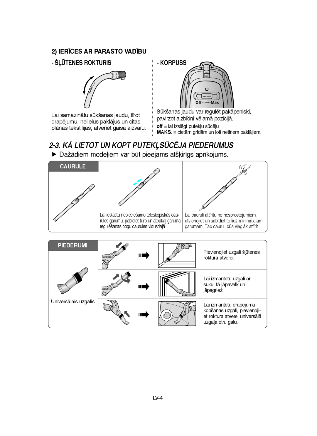 Samsung VCC9160H3C/SBW, VCC9160H3C/XSB manual IER±CES AR Parasto VAD±BU, Korpuss 