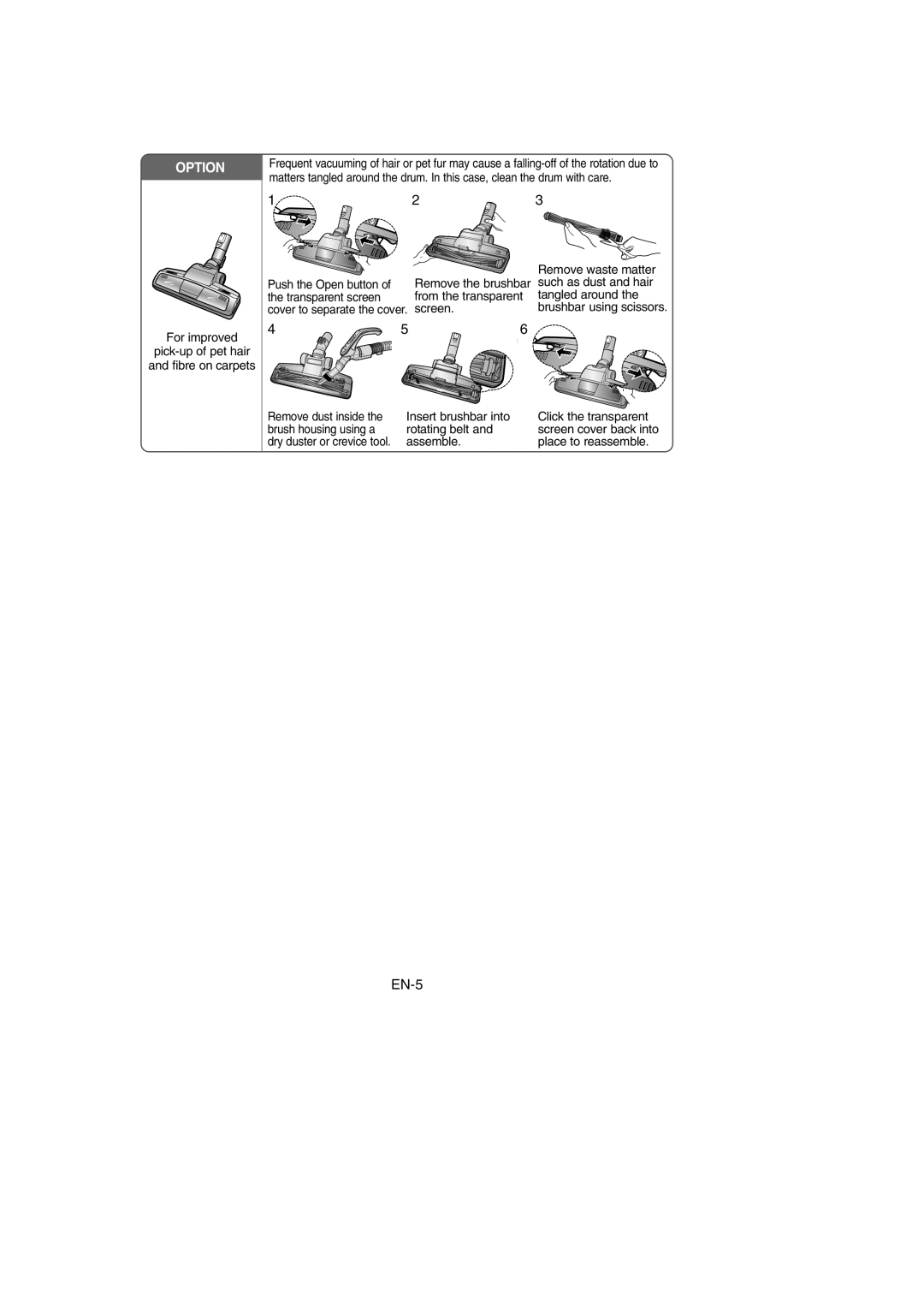 Samsung VCC9560H3K/XSB, VCC9560H3K/XEV, VCC9560H3K/SBW manual EN-5 