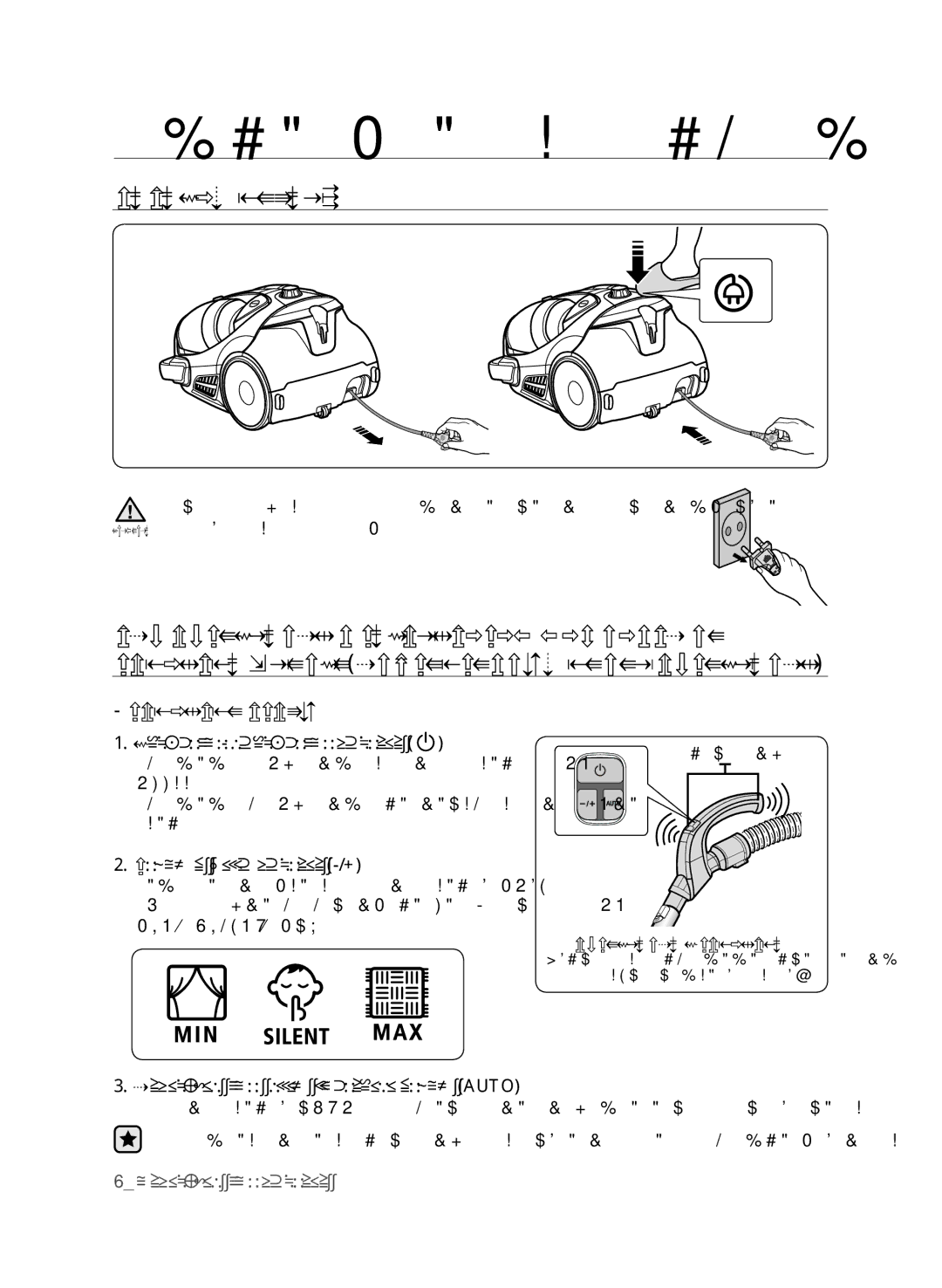 Samsung VCC9630V31/XEV, VCC9672H3G/XEV manual Использование пылесоса, Сетевой кабель, Рукоятка Трубы 