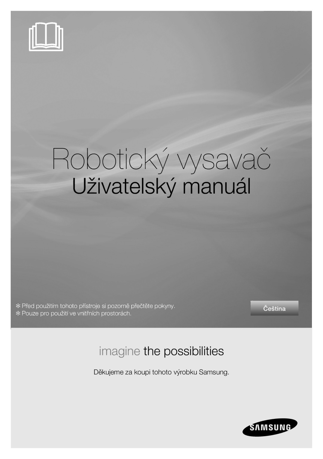 Samsung VCR8930L3G/XEO, VCR8840T3R/XEO manual Robotický vysavač 