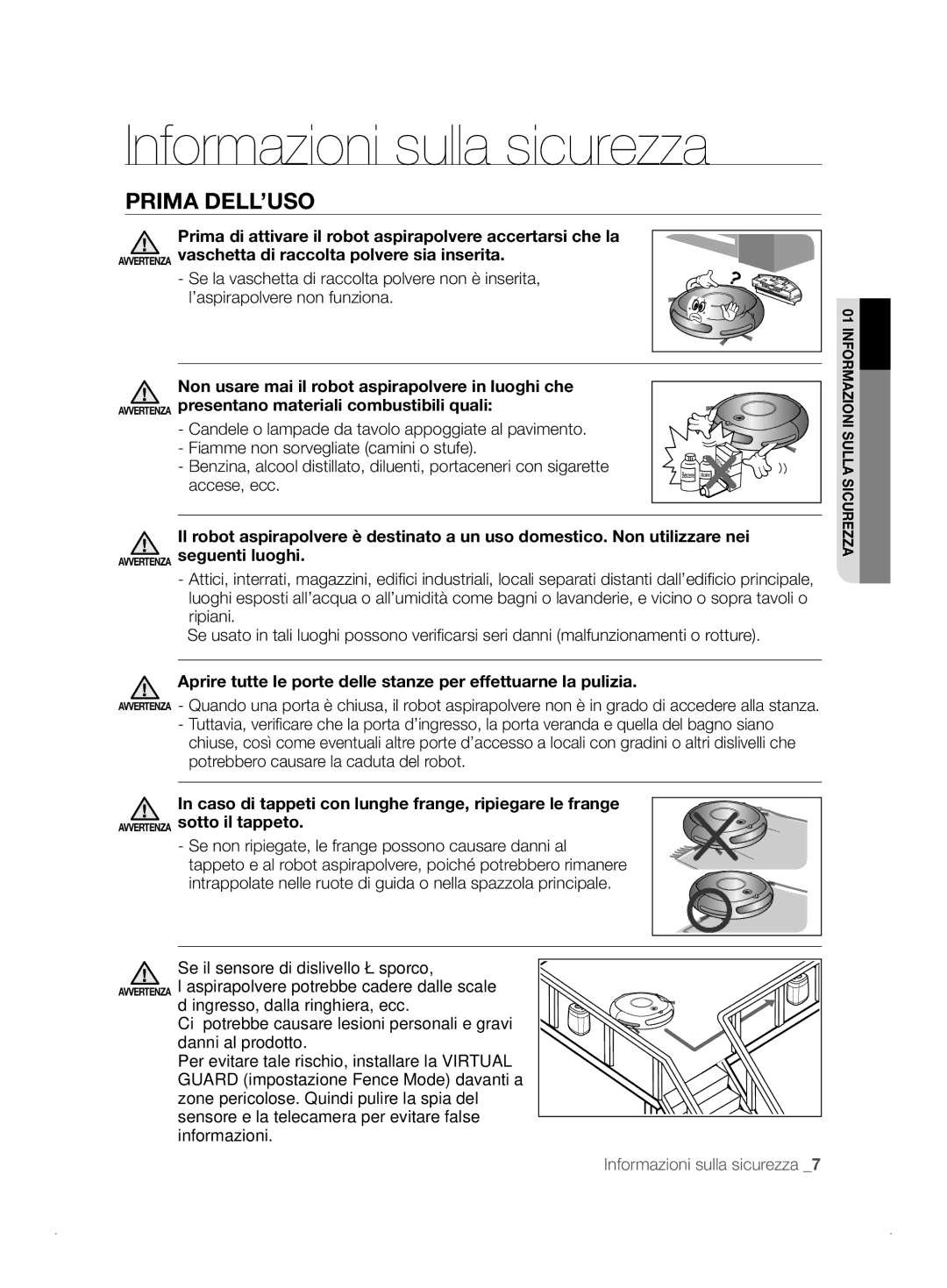 Samsung VCR8841T3B/XEF manual Prima DELL’USO 