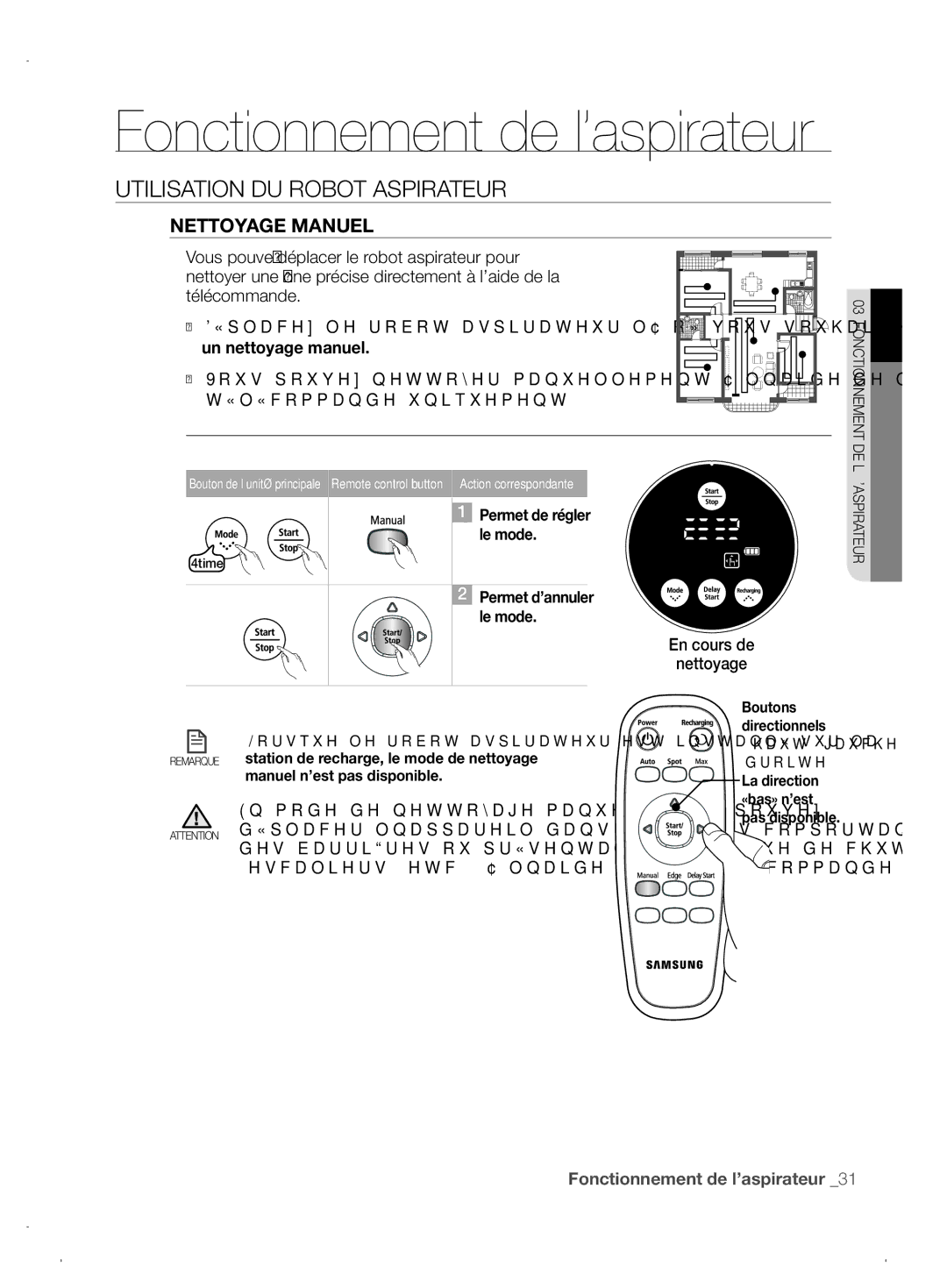 Samsung VCR8845T3A/XET, VCR8845T3A/XEF, VCR8845T3A/XEO manual Nettoyage Manuel 