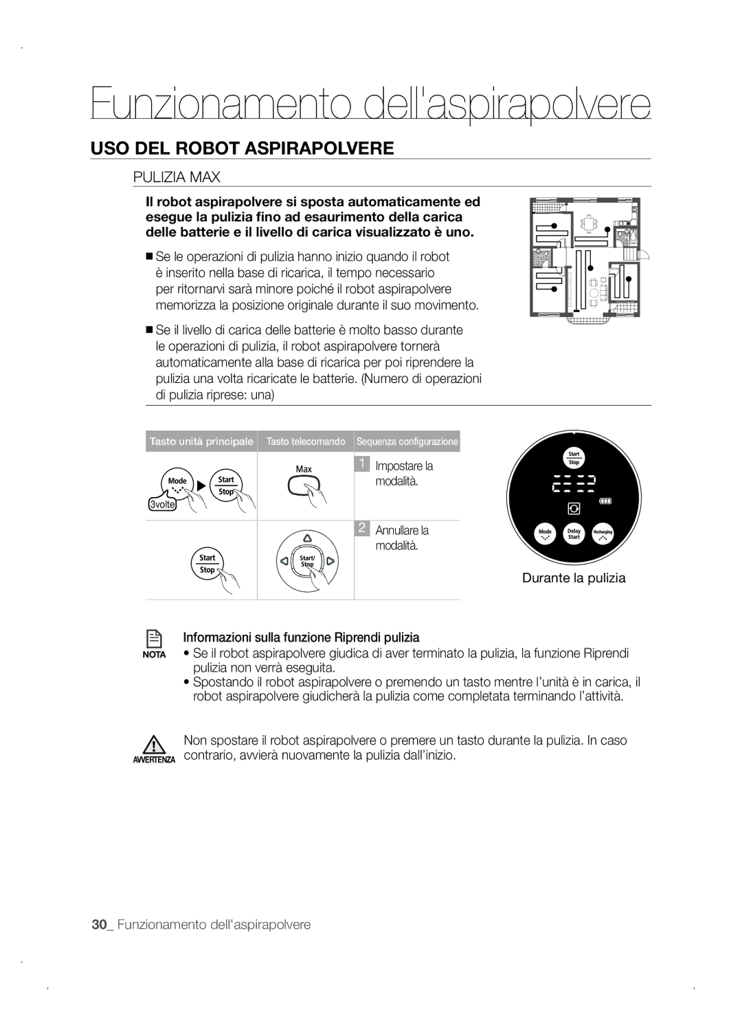 Samsung VCR8845T3A/XET, VCR8845T3A/XEF, VCR8845T3A/XEO manual Pulizia MAX 