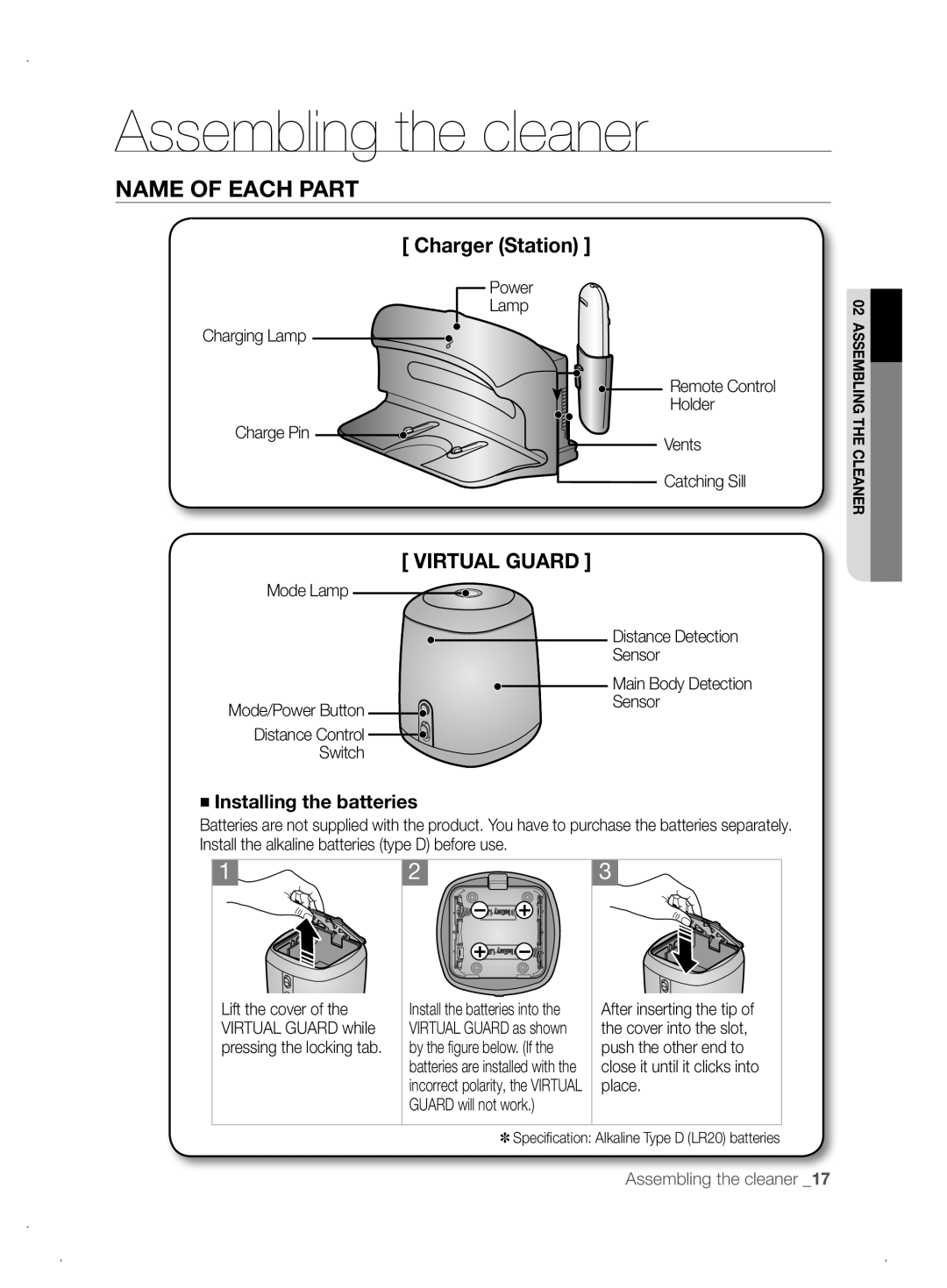 Samsung VCR8845T3A/XEO manual Mode Lamp Distance Detection Sensor, Mode/Power Button Sensor Distance Control Switch 