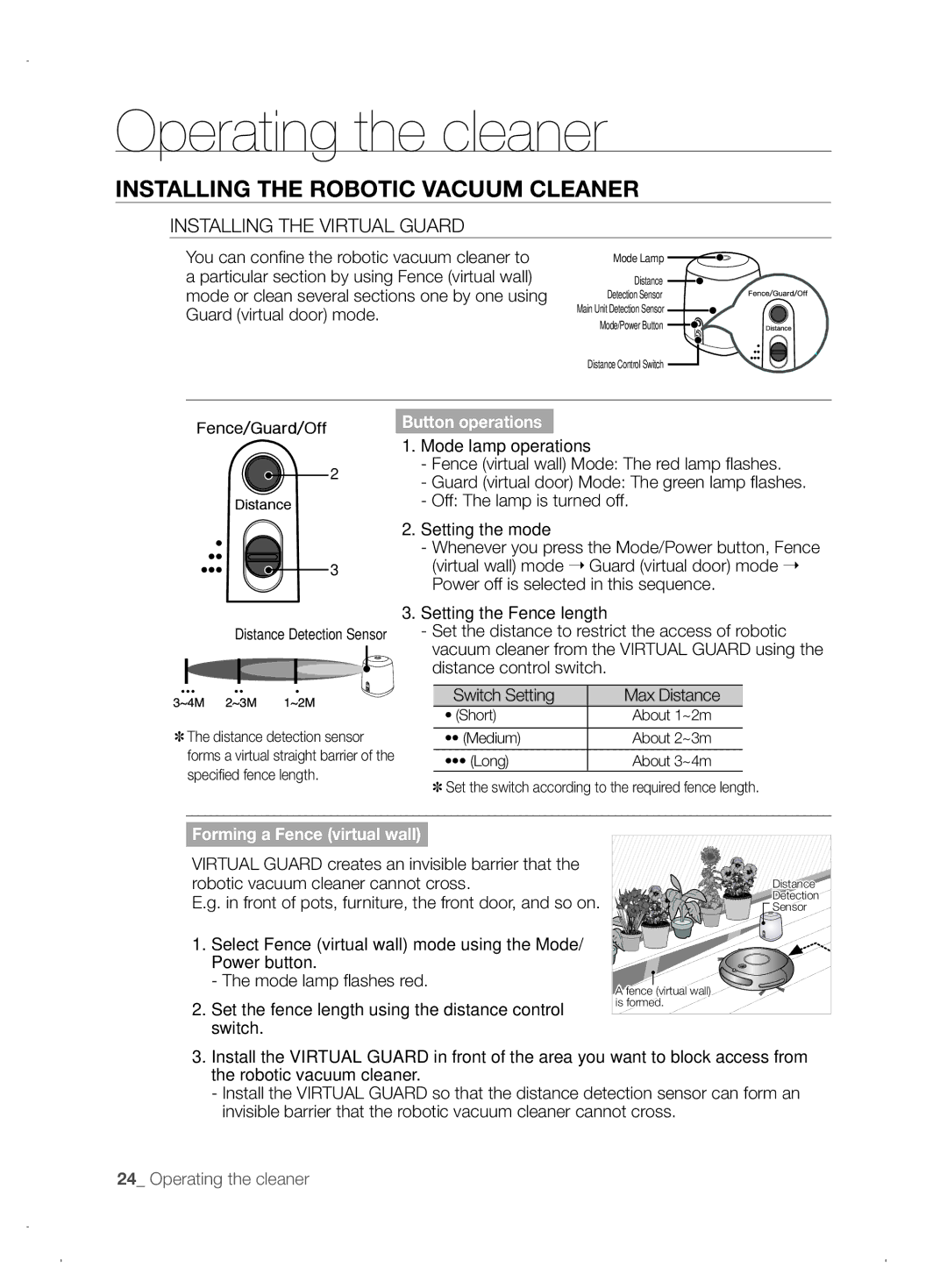 Samsung VCR8845T3A/XET, VCR8845T3A/XEF, VCR8845T3A/XEO manual Installing the Virtual Guard, Switch Setting 