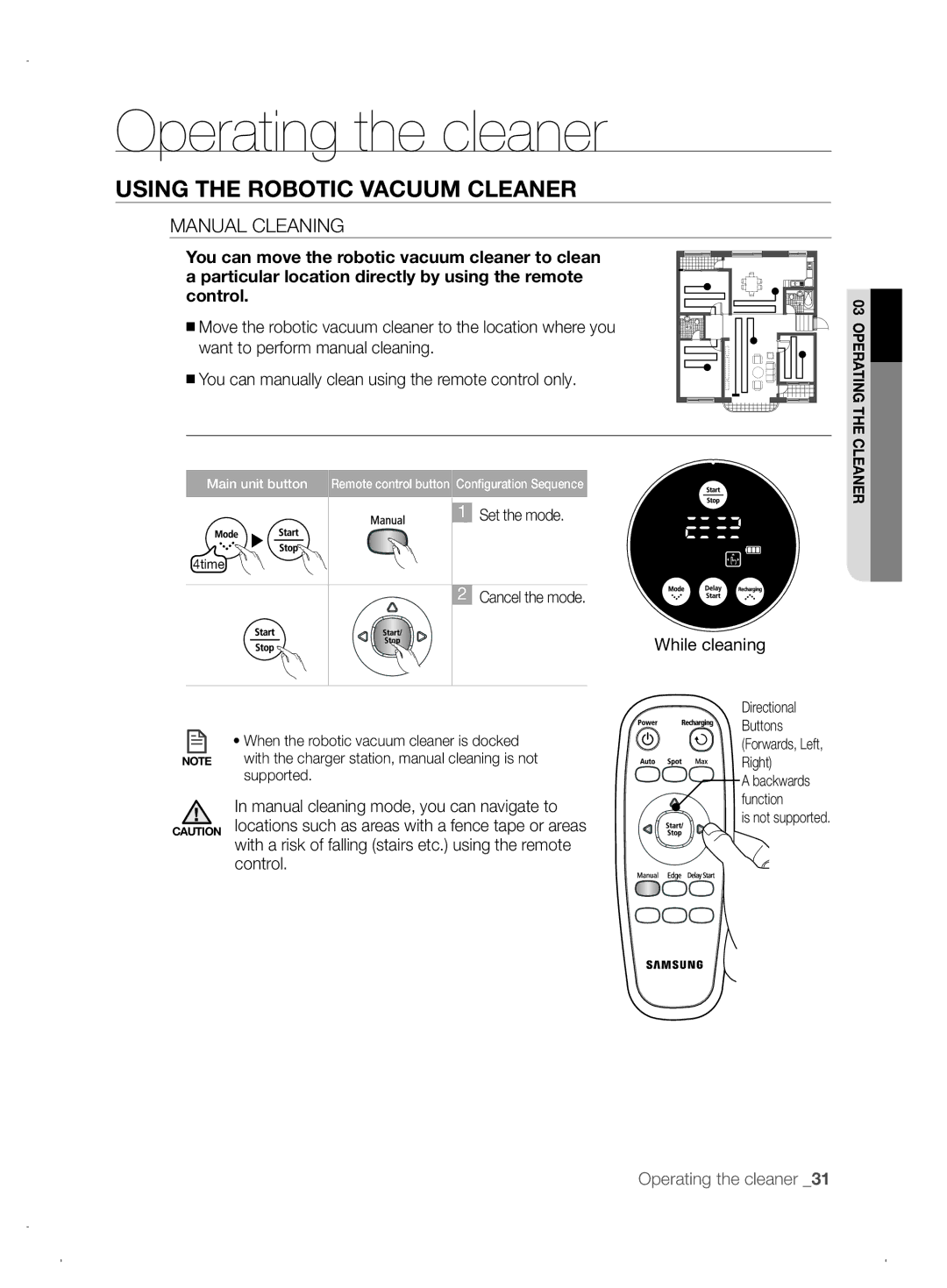 Samsung VCR8845T3A/XEF, VCR8845T3A/XET, VCR8845T3A/XEO manual Manual Cleaning, Supported 