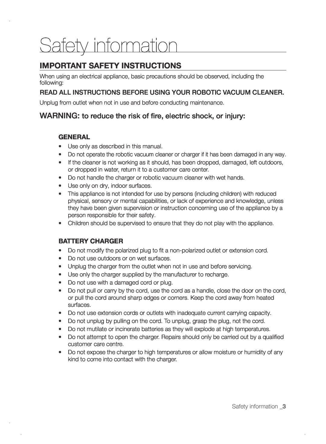 Samsung VCR8845T3A/XET manual Important Safety Instructions, WARNING to reduce the risk of fire, electric shock, or injury 