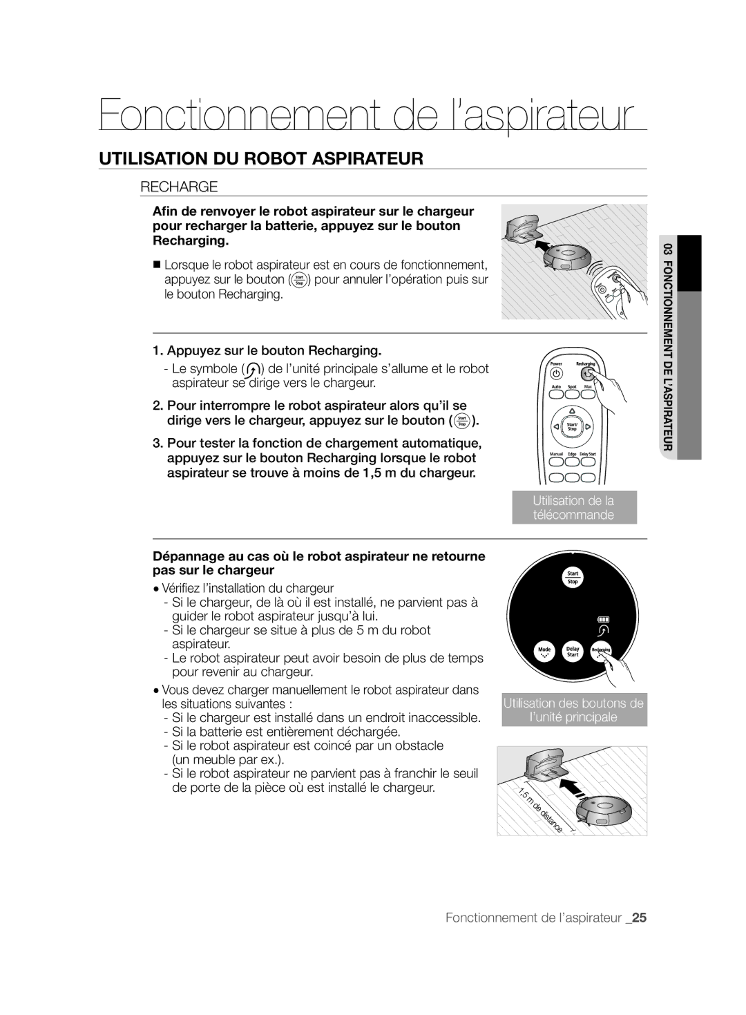 Samsung VCR8847T3B/XEF manual Recharge 