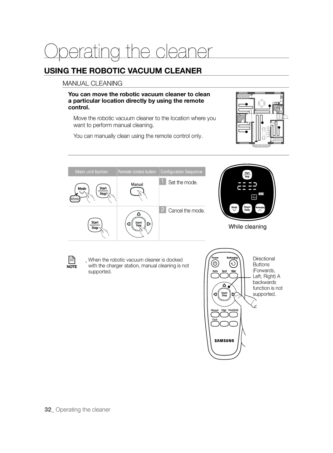 Samsung VCR8850L3R/XEG, VCR8850L3R/XET, VCR8850L3R/XAG, VCR8850L3R/XEO manual Manual Cleaning 