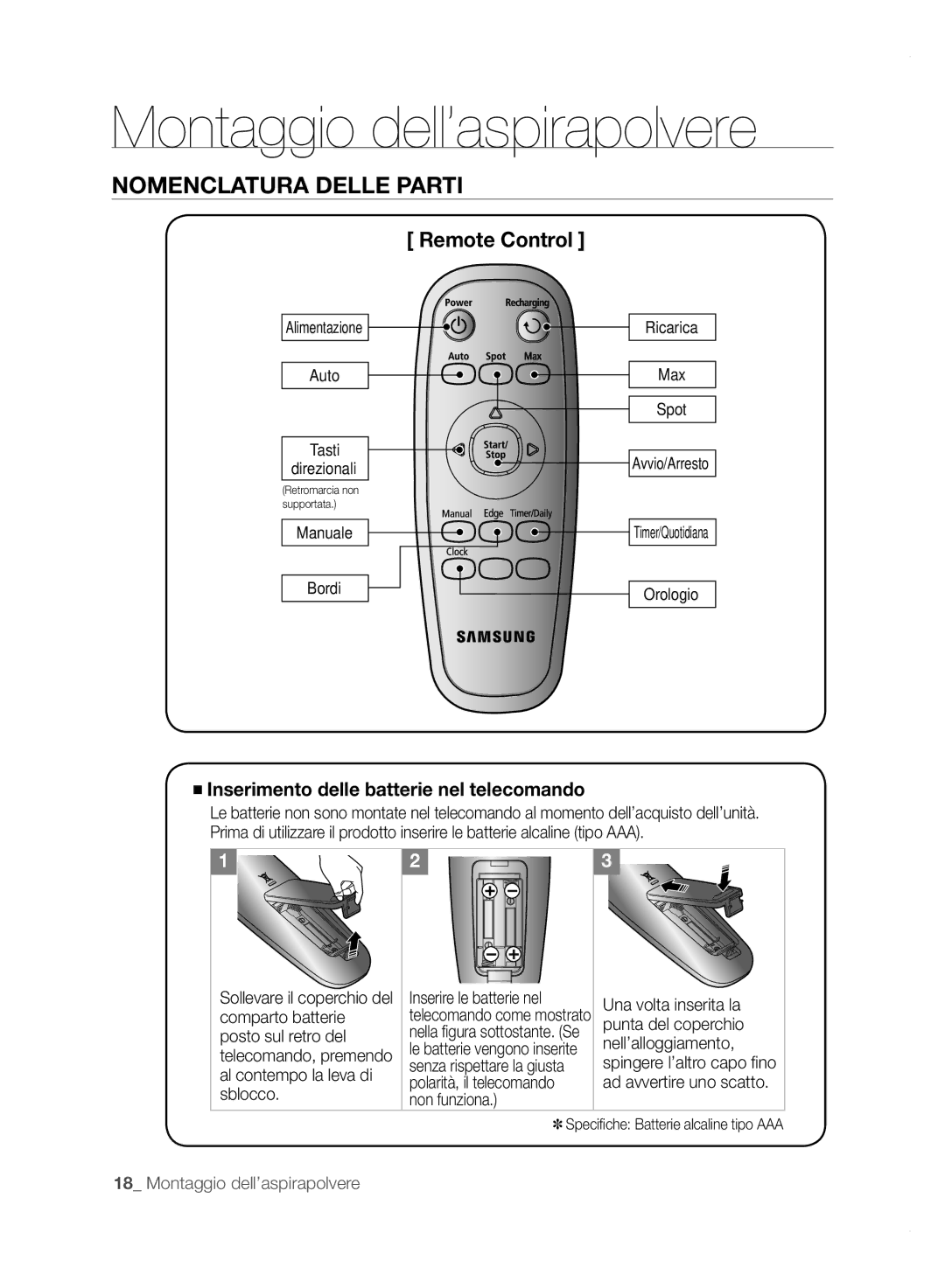 Samsung VCR8850L3R/XET manual Remote Control 