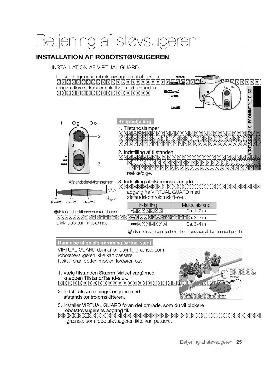 Samsung VCR8855L3B/BOL, VCR8855L3B/XEF manual Installation AF Virtual Guard, Afstandskontrolomskifteren Indstilling 