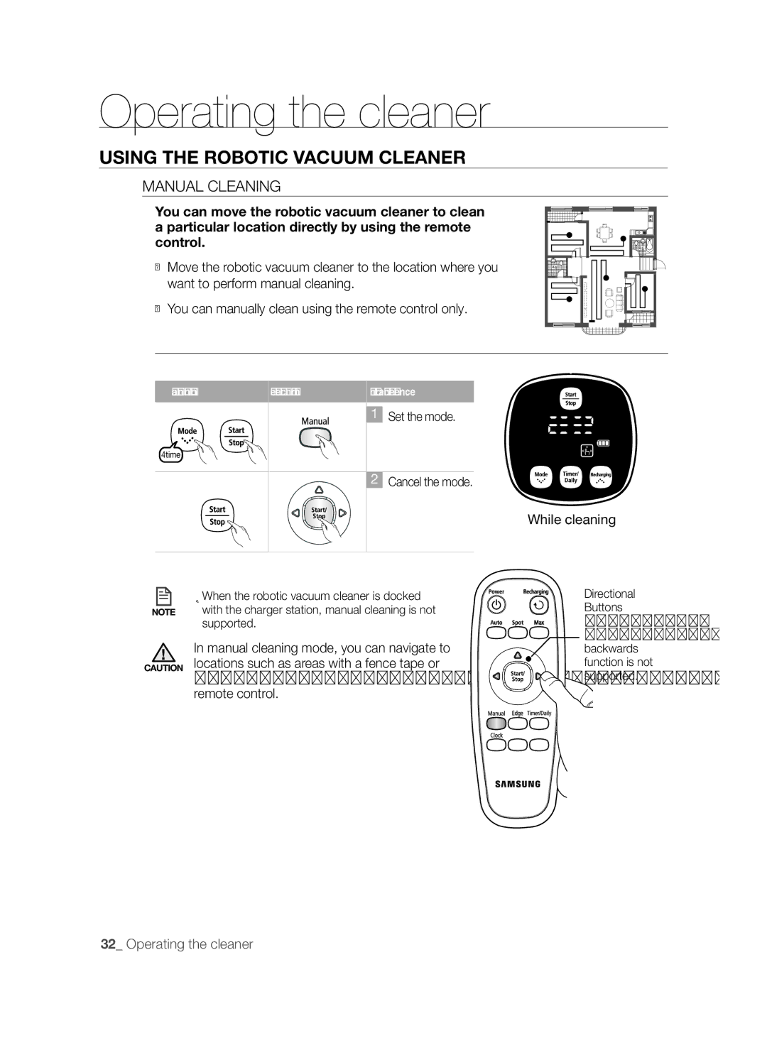 Samsung VCR8855L3B/XEE, VCR8855L3B/XEF, VCR8855L3B/BOL manual Manual Cleaning, Supported 