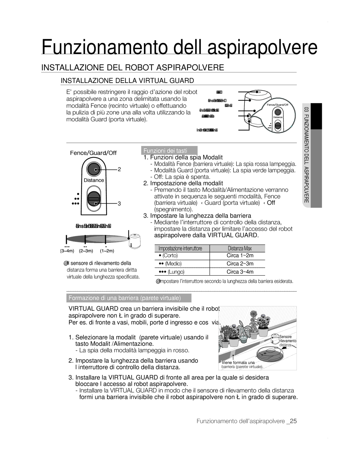 Samsung VCR8855L3B/SWS, VCR8855L3B/XEO, VCR8855L3B/XET, VCR8855L3B/XEF, VCR8855L3B/BOL manual Installazione Della Virtual Guard 