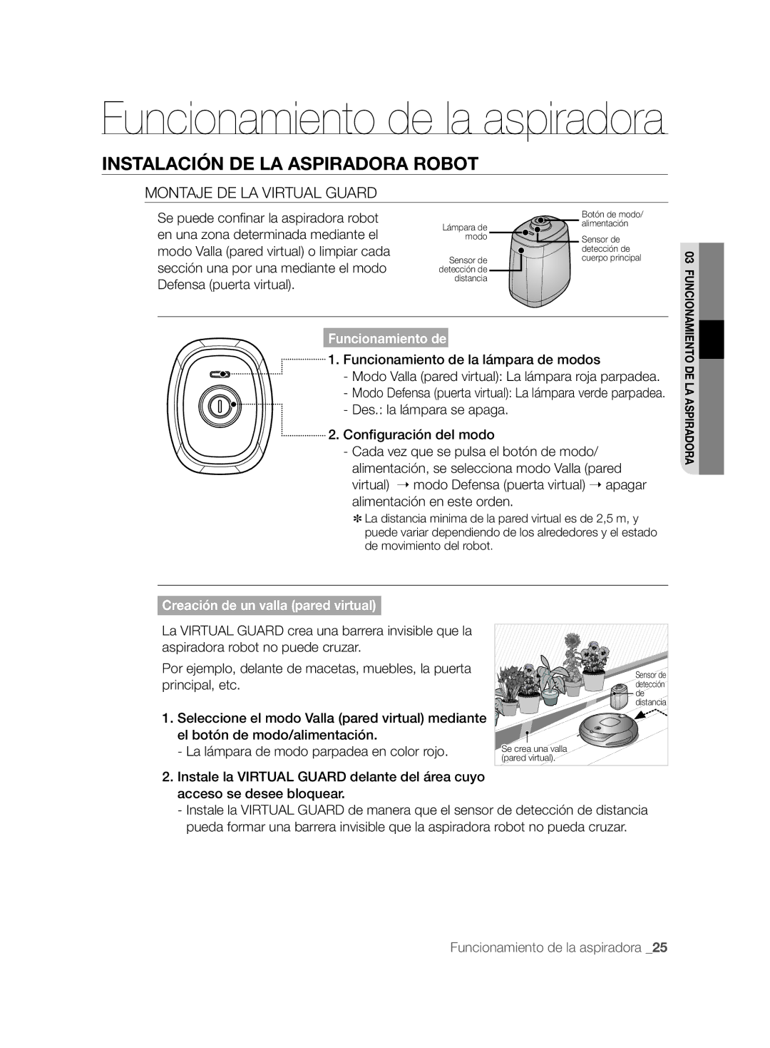 Samsung VCR8857L3R/XEF manual Montaje DE LA Virtual Guard 